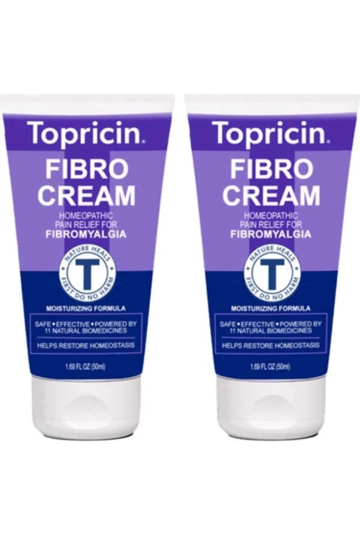 Asimox Topricin Fibro Kas Eklem Ağrı Ve Masaj Kremi 50ml 2 Adet