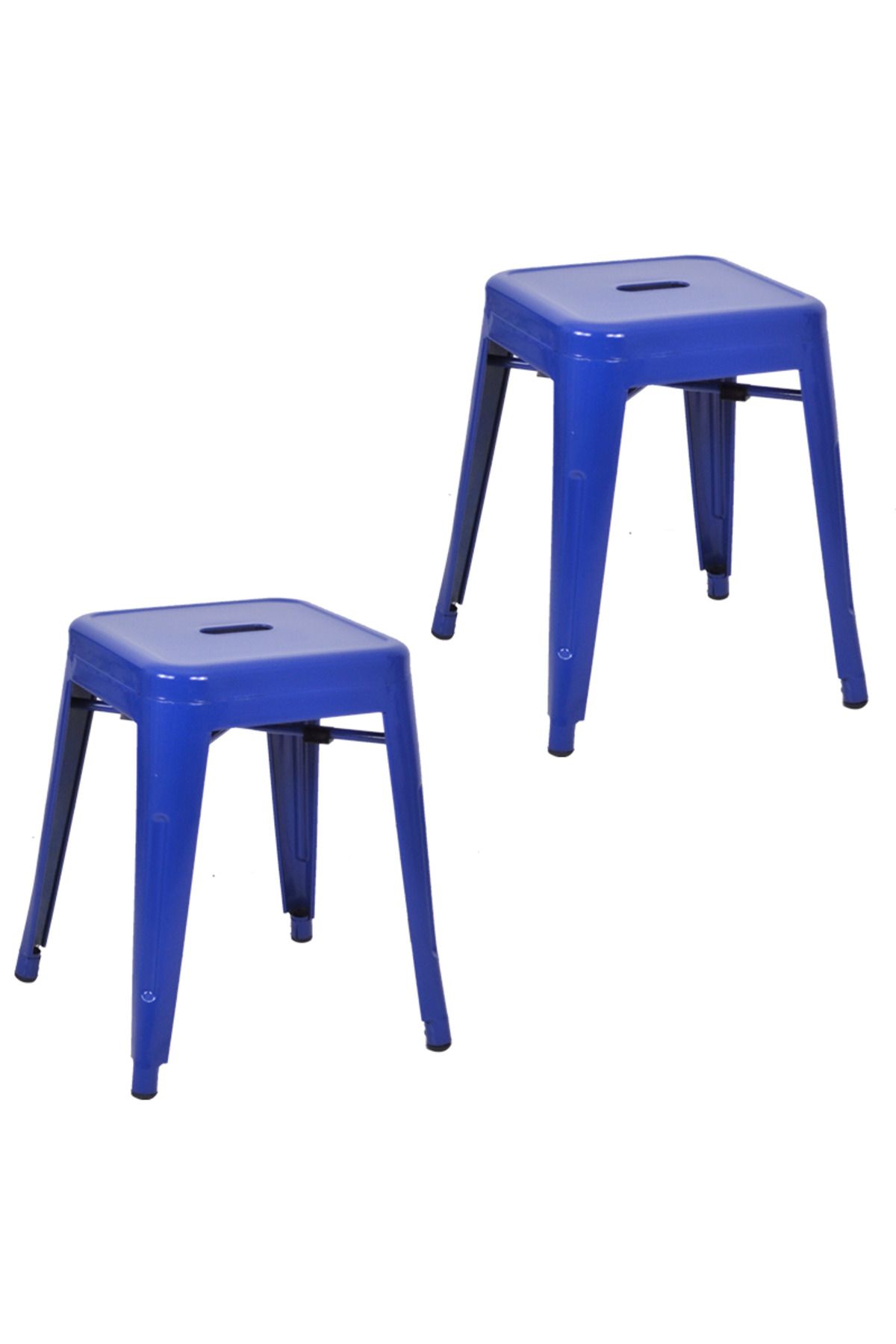 Komposan Tolix Metal Tabure(2 Adet)