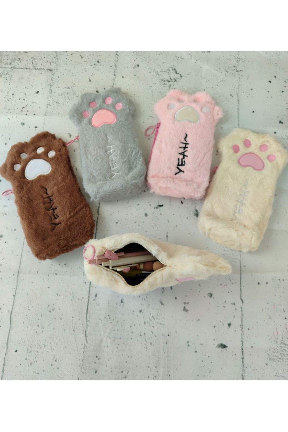senacacollection 1 ADET PATİLİ PELUŞ KALEM KUTUSU
