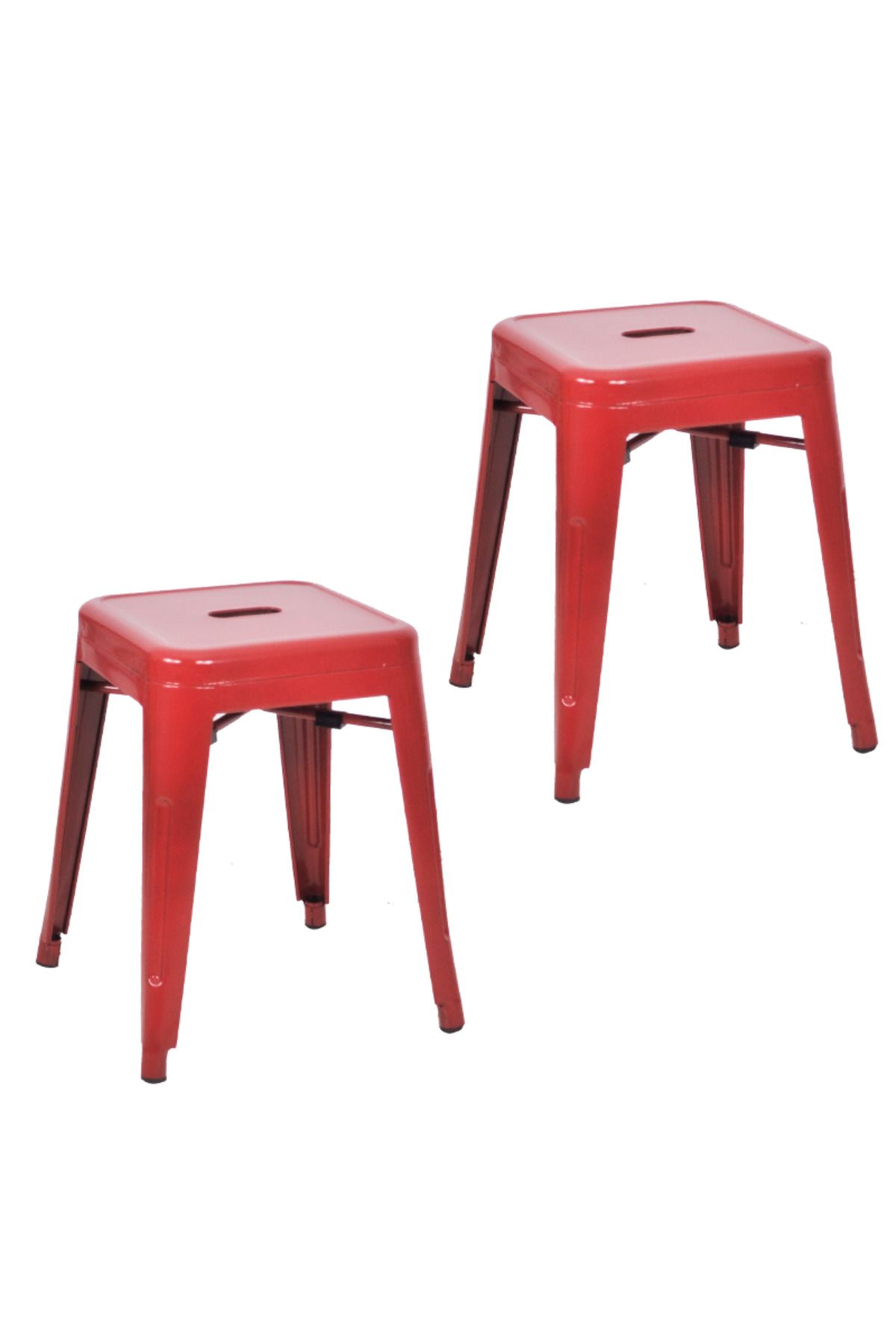 Komposan Tolix Metal Tabure(2 Adet)