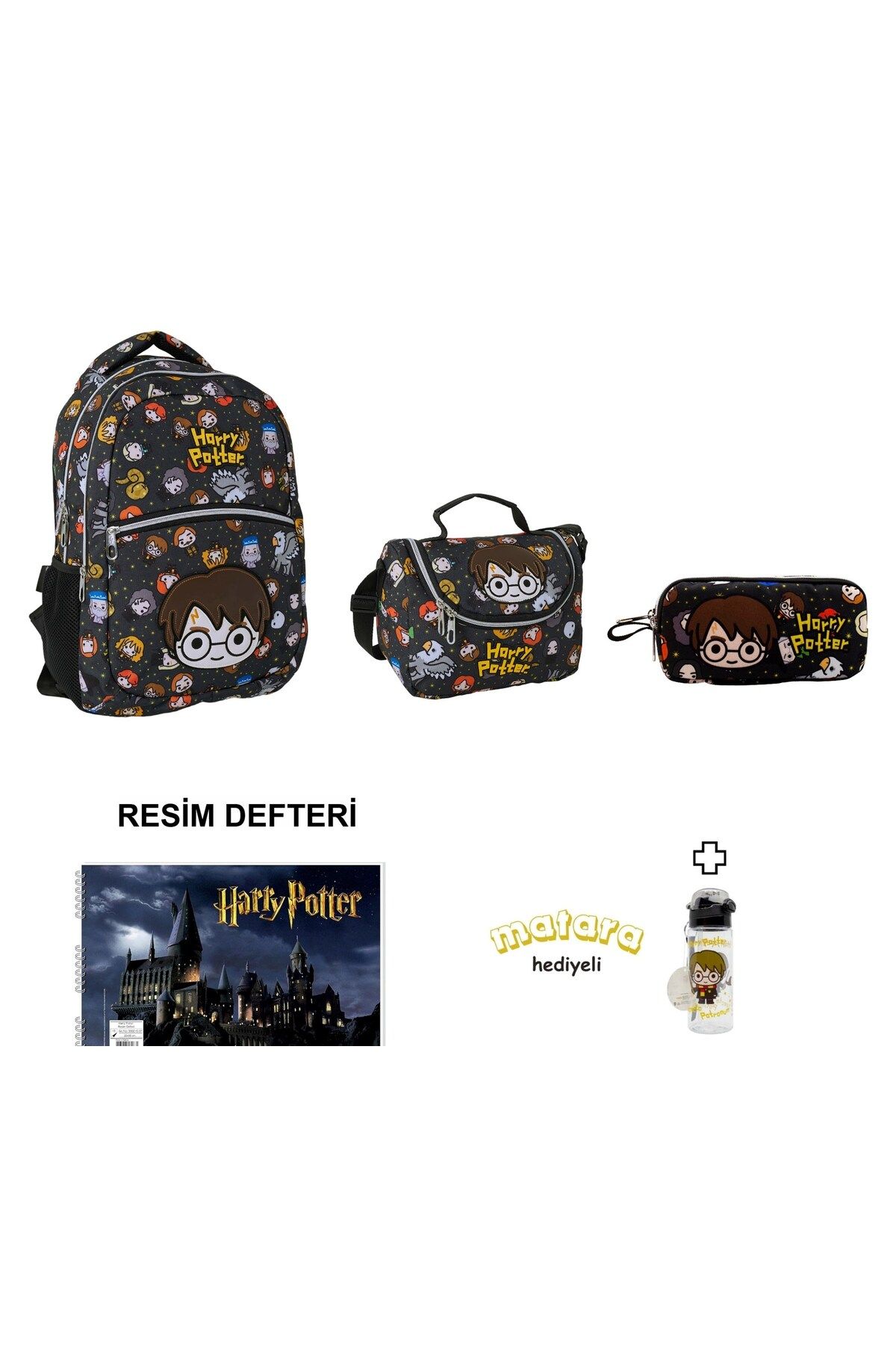 Harry Potter Okul Çantası Seti