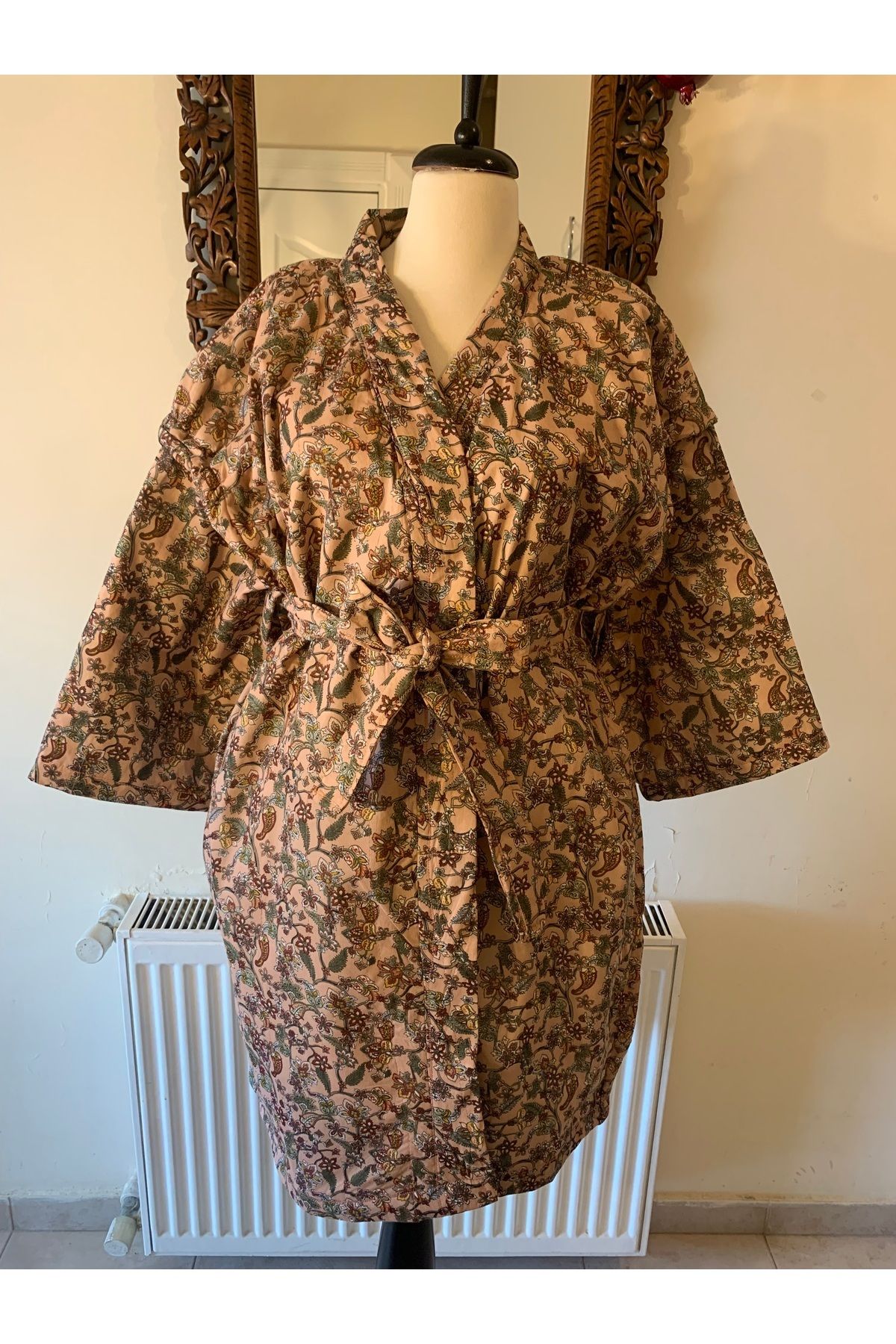 TheChakaCollection Kahve/ Yeşil Çift Taraflı Kaftan