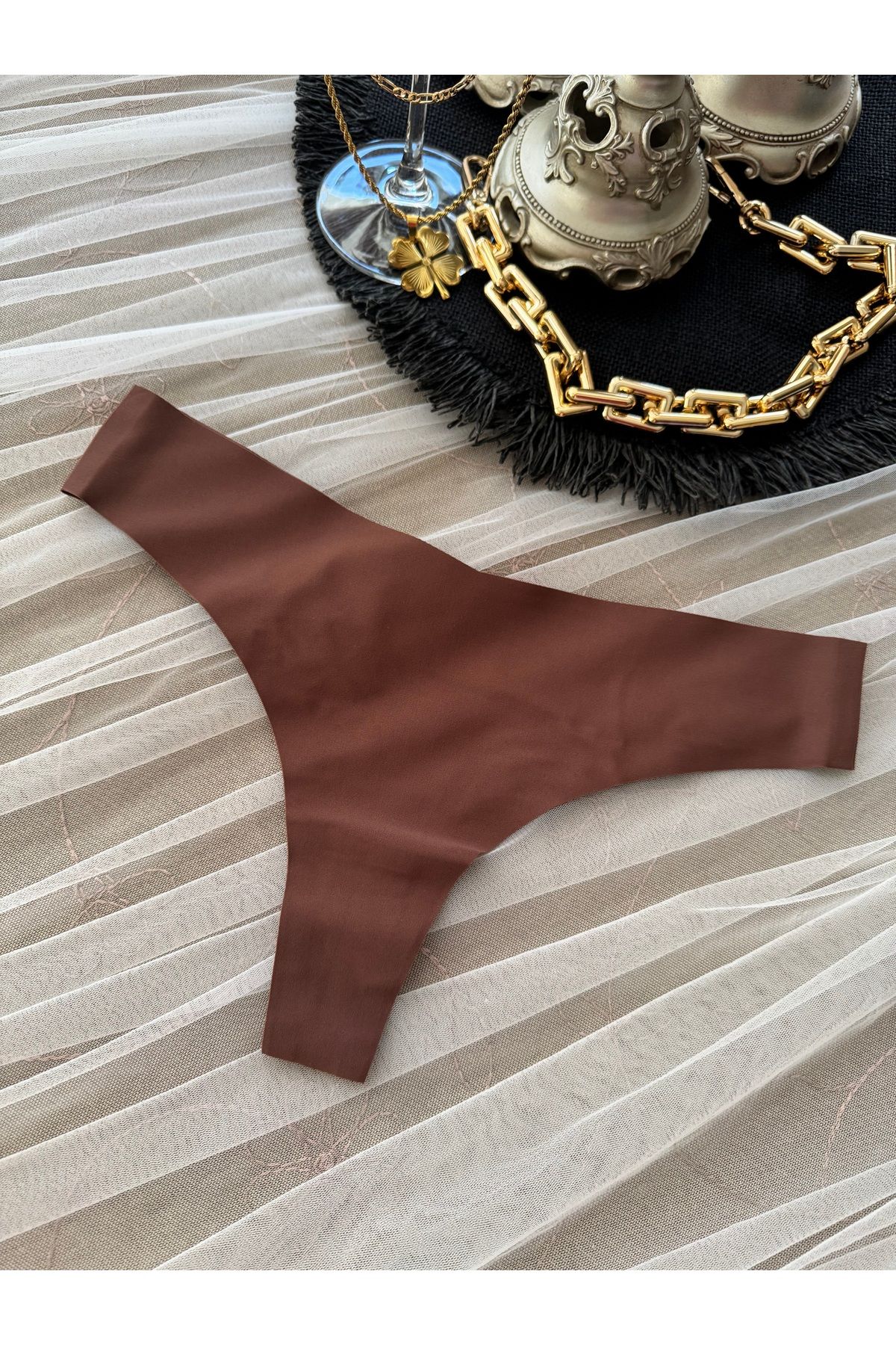 MODA Desenli Lazer Kesim Dikişsiz İç Çamaşir