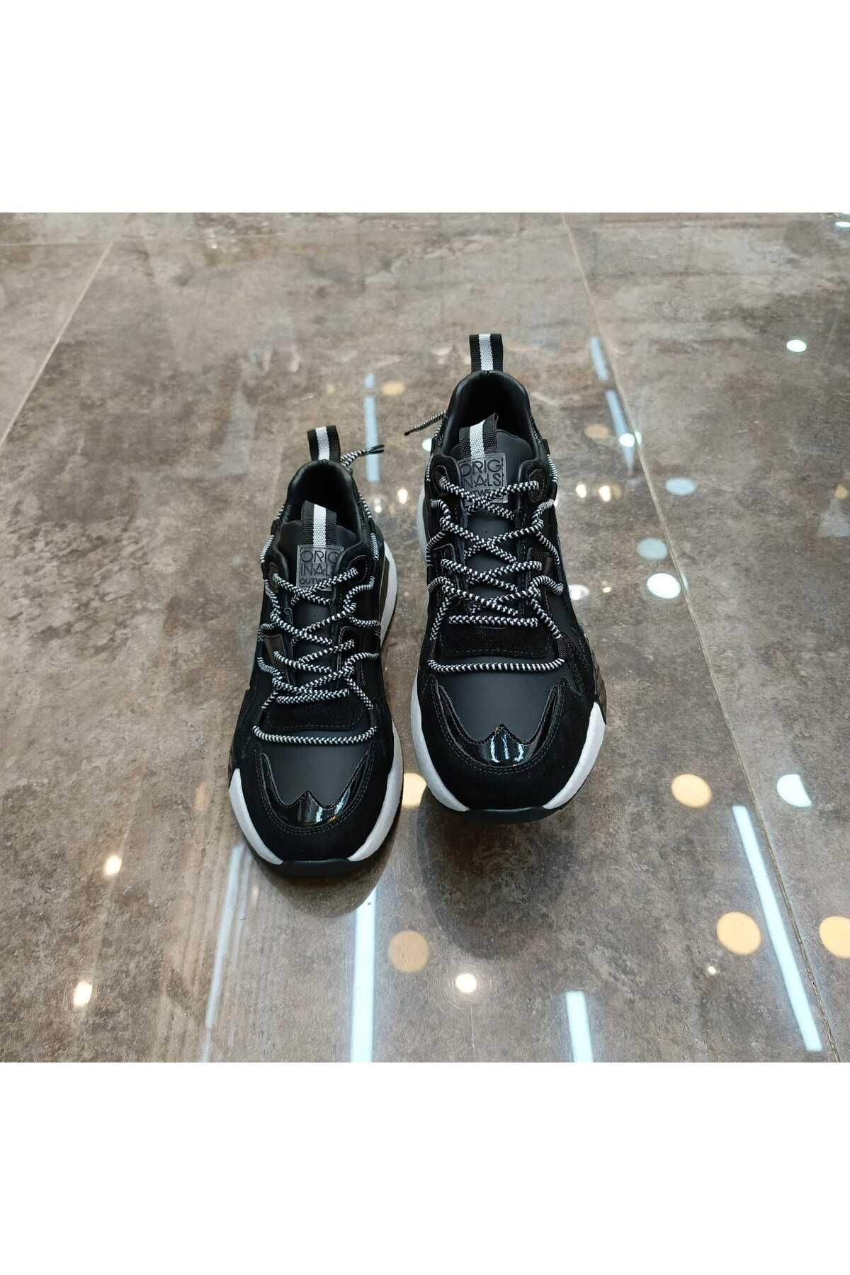 BeyShoes Hakiki Deri Günlük Kullanım Sneaker