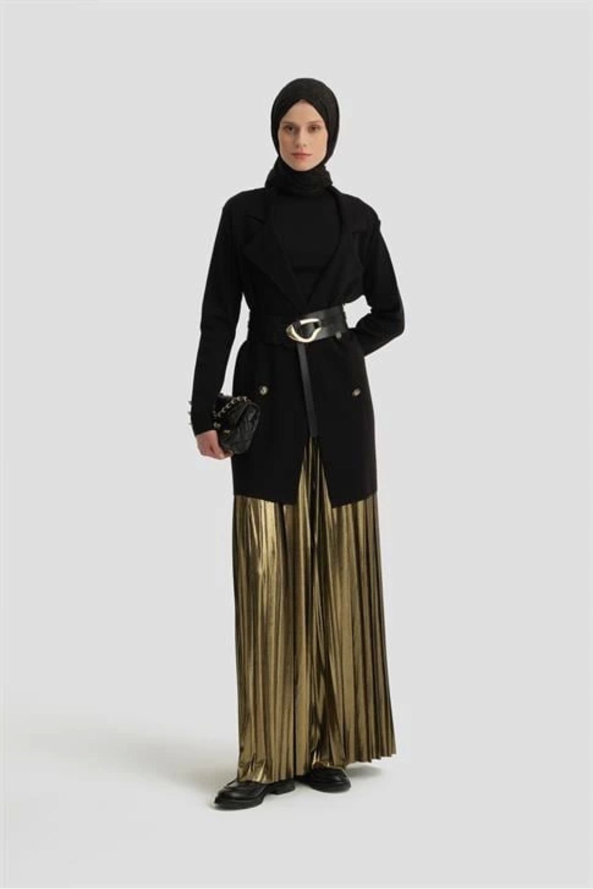 aradimtaradim Armine Triko Ceket 24KD2006 Siyah
