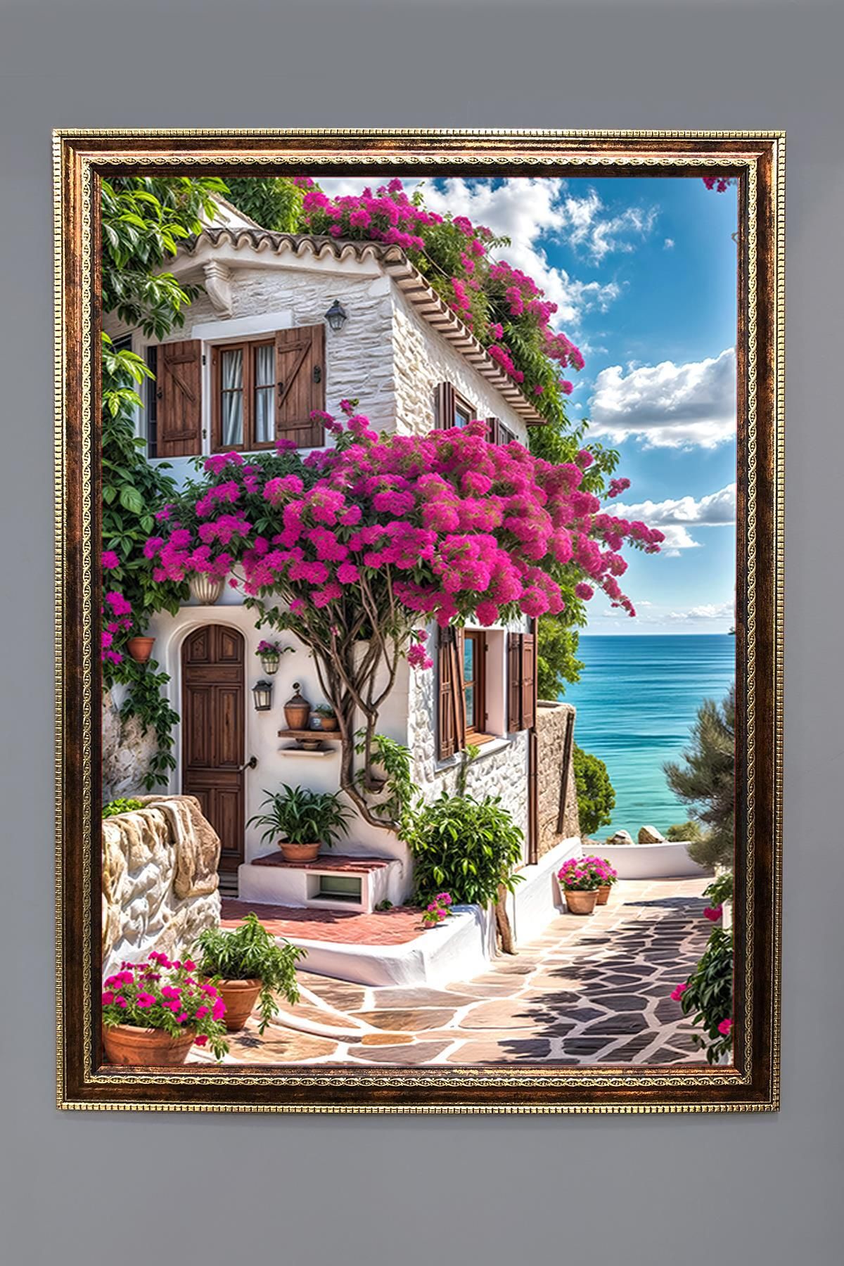Doruklar Home Collection Doğa ve Manzara Desenli Çerçeveli Duvar Tablosu 50x70cm SERENE13