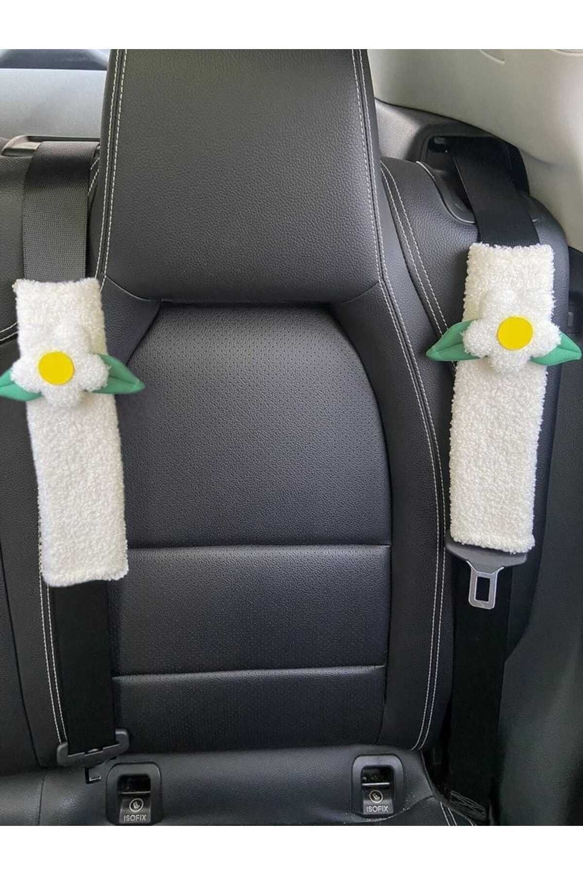 merdümek 1 adet Teddy yumuşak emniyet kemeri aksesuarı - yumuşak omuz koruyucu - emniyet kemeri kılıfı