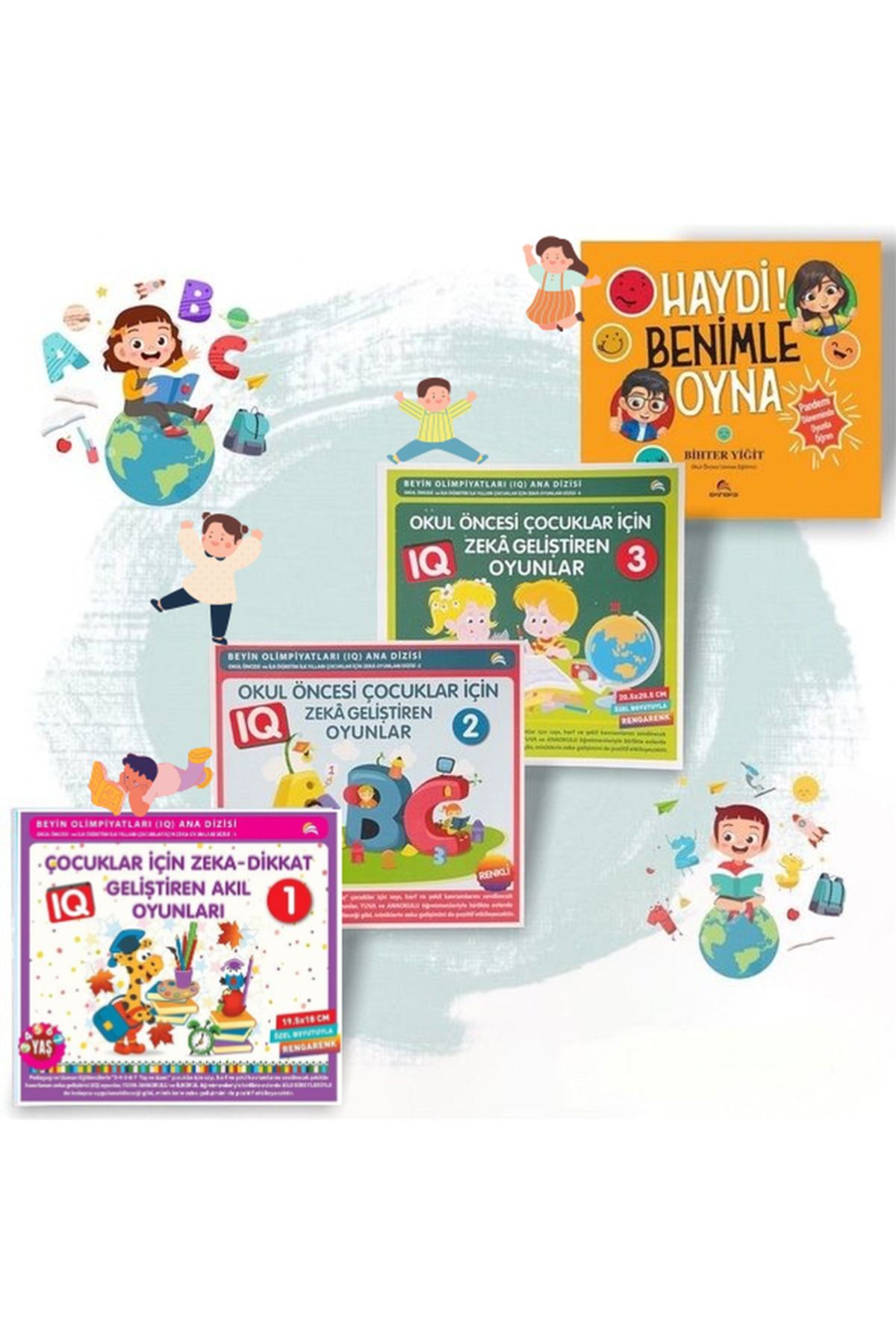 Ekinoks Çocuklar İçin Zeka Geliştiren Akıl Oyunları (4 Kitap)