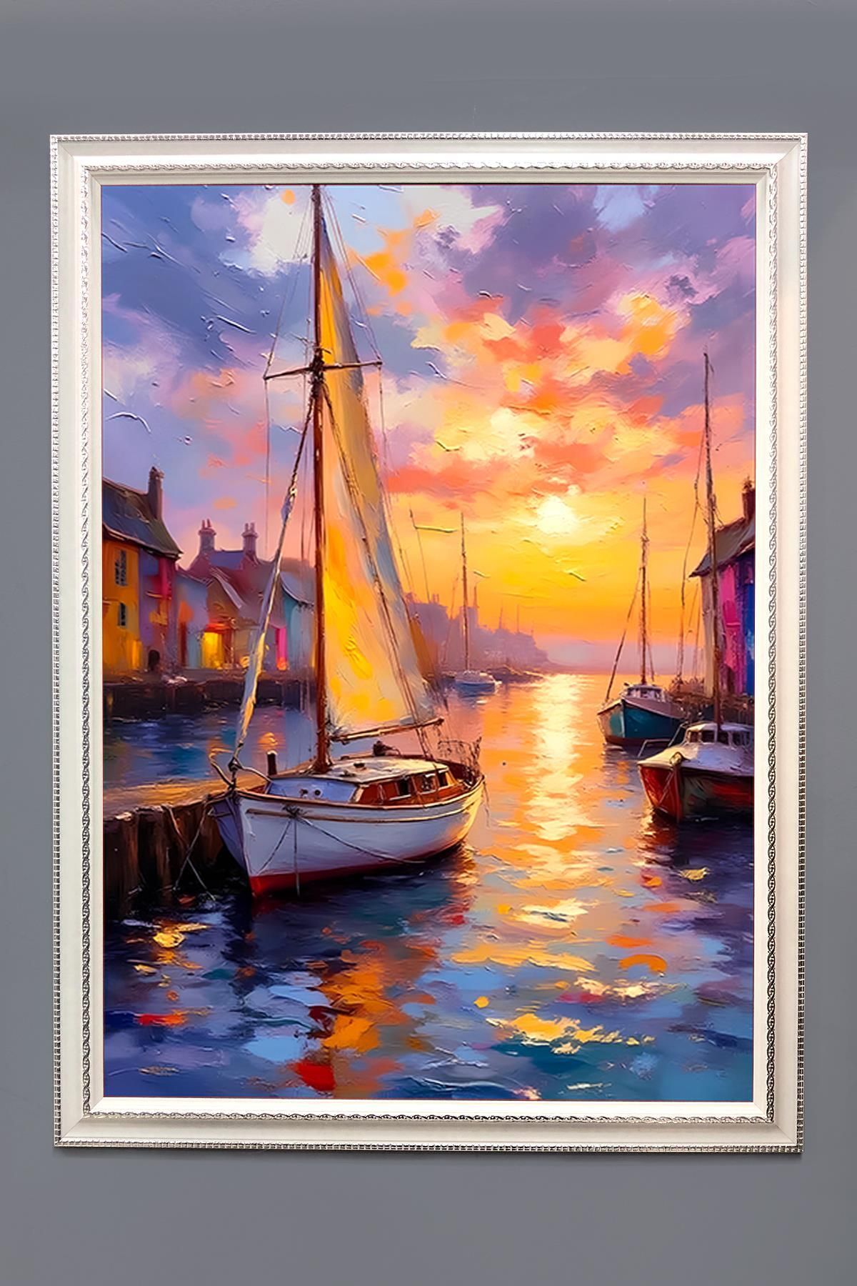 Doruklar Home Collection Doğa ve Manzara Desenli Çerçeveli Duvar Tablosu 50x70cm SERENE19
