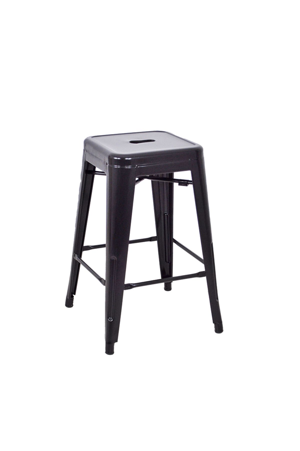 Komposan Tolix Yüksek Metal Tabure