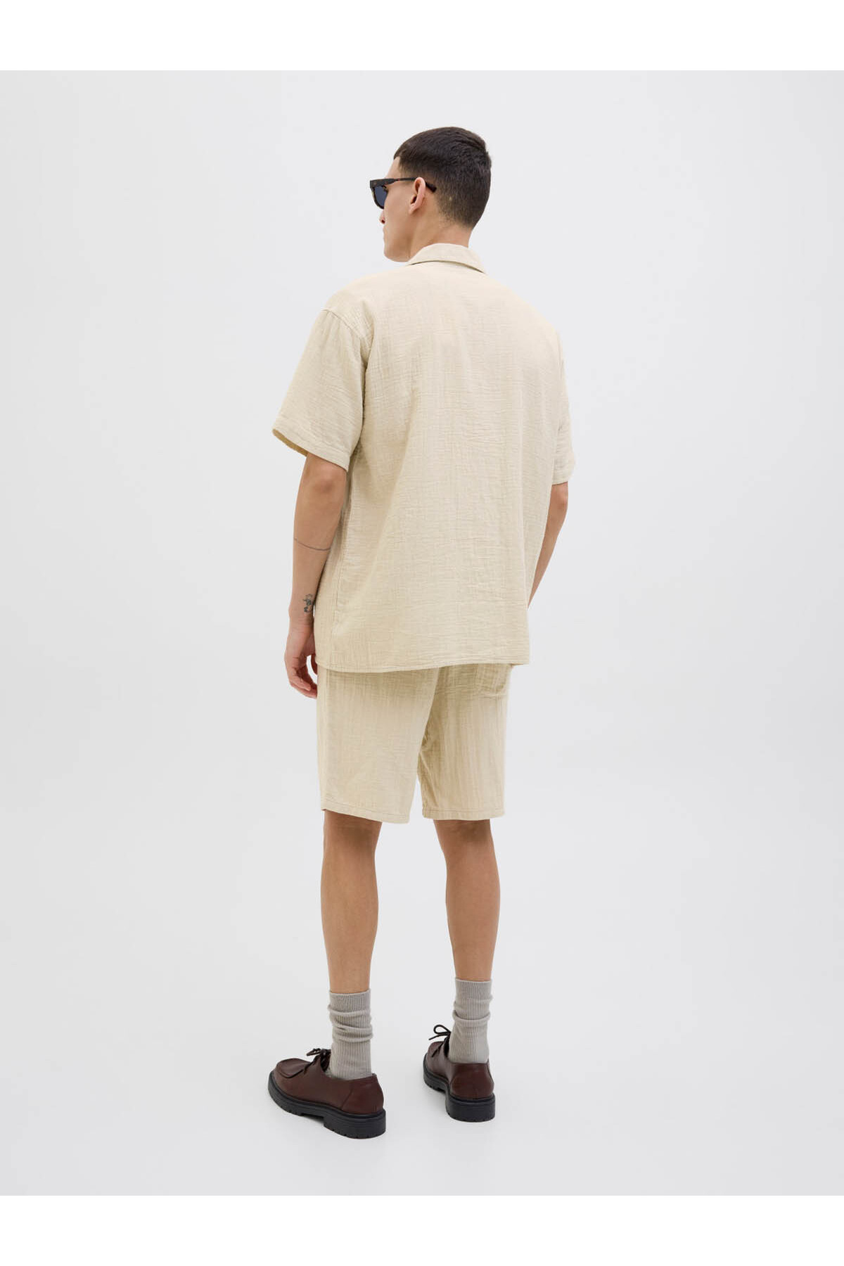 شلوارک مردانه راسته فاق نرمال | جک اند جونز Jack & Jones 12274758 - تصویر 6