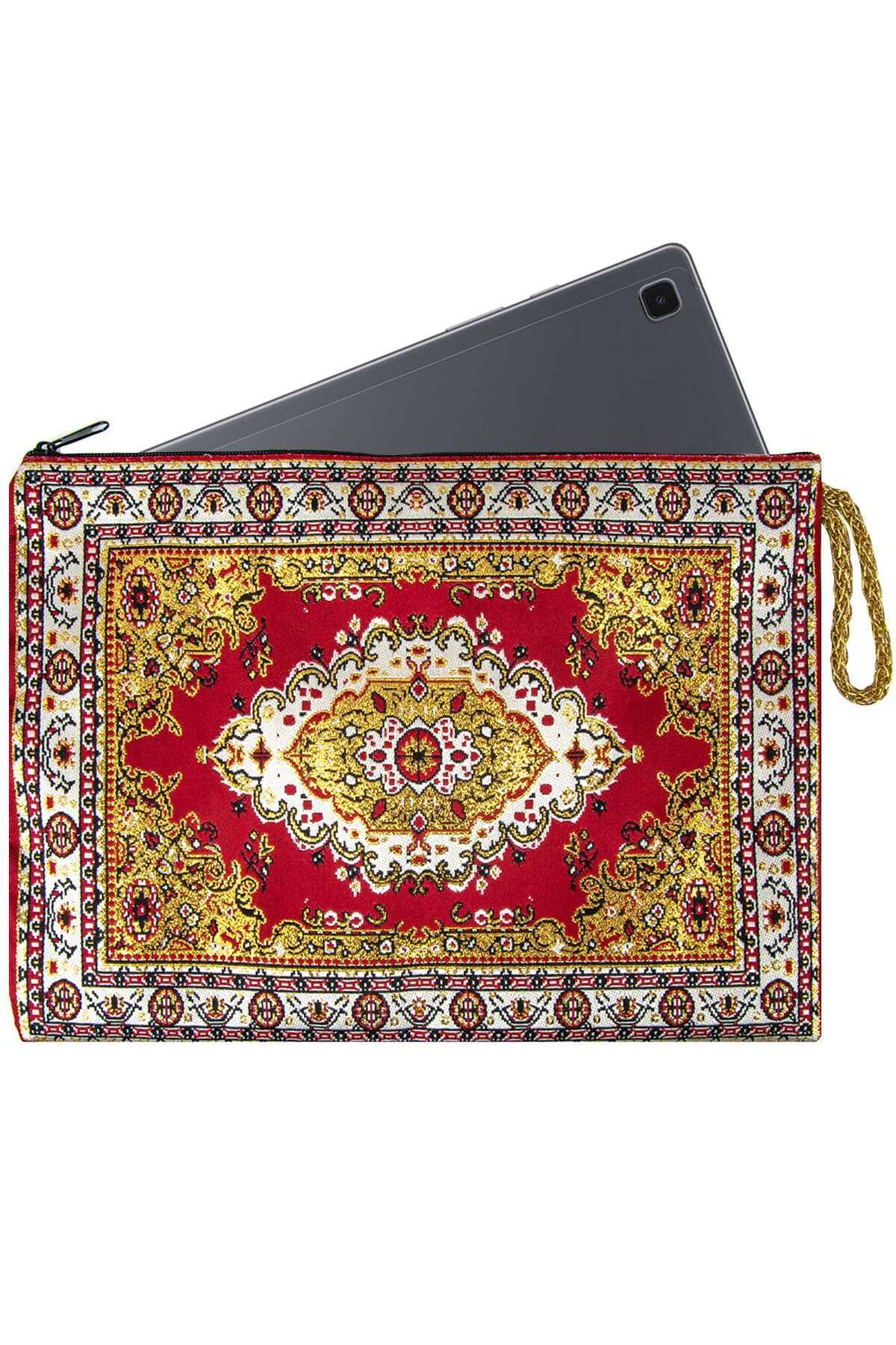 BADEİSTAN Geleneksel Halı Desenli Tablet Kılıfı