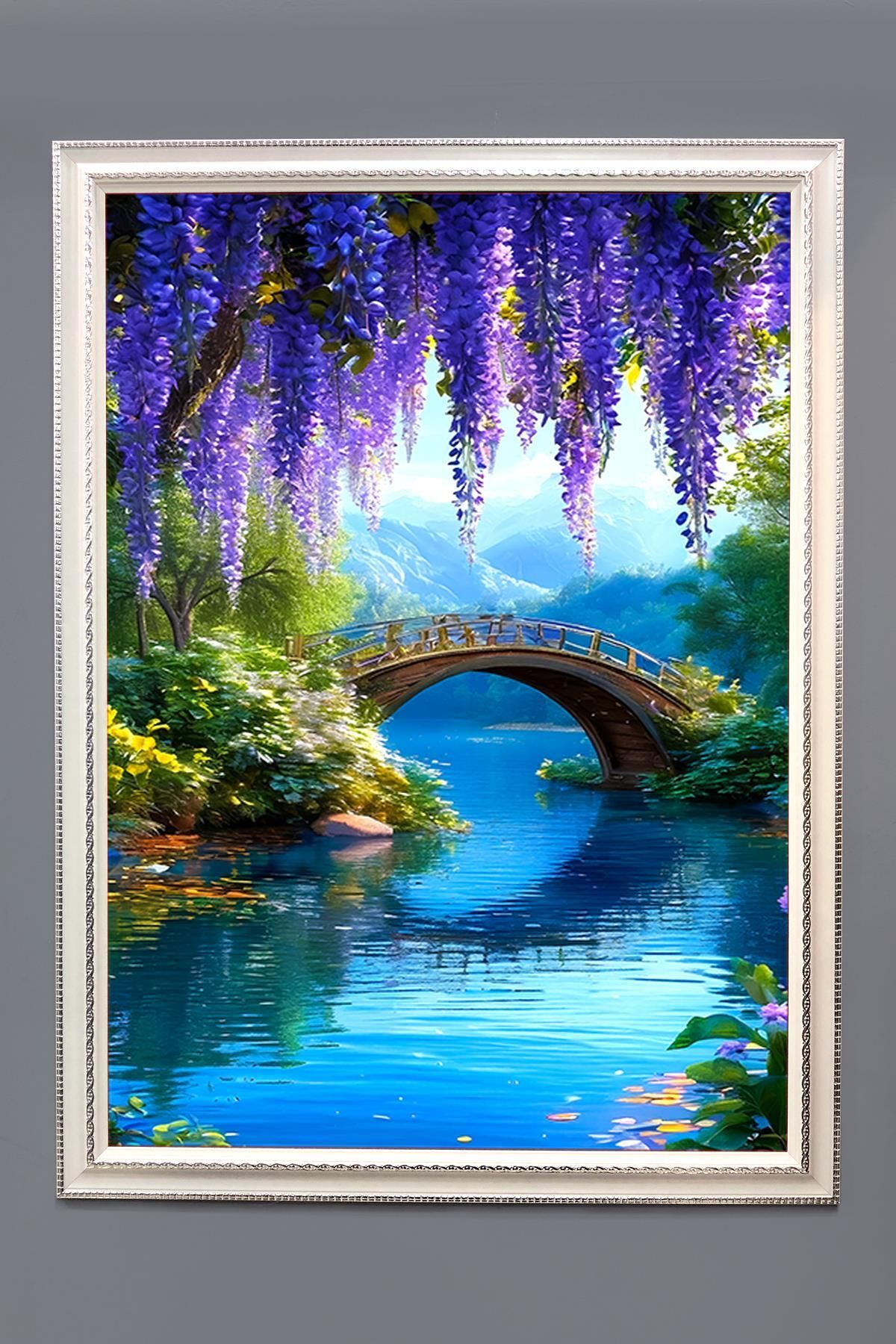 Doruklar Home Collection Doğa ve Manzara Desenli Çerçeveli Duvar Tablosu 50x70cm SERENE06