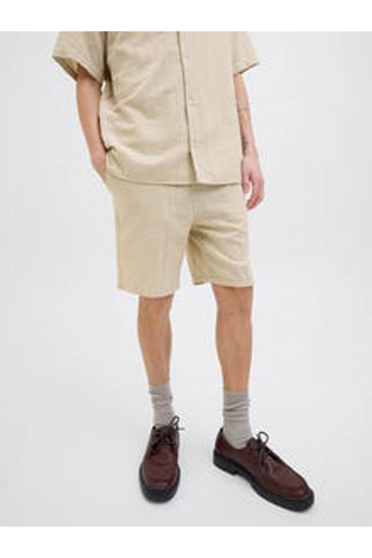 شلوارک مردانه راسته فاق نرمال | جک اند جونز Jack & Jones 12274758 - تصویر 4