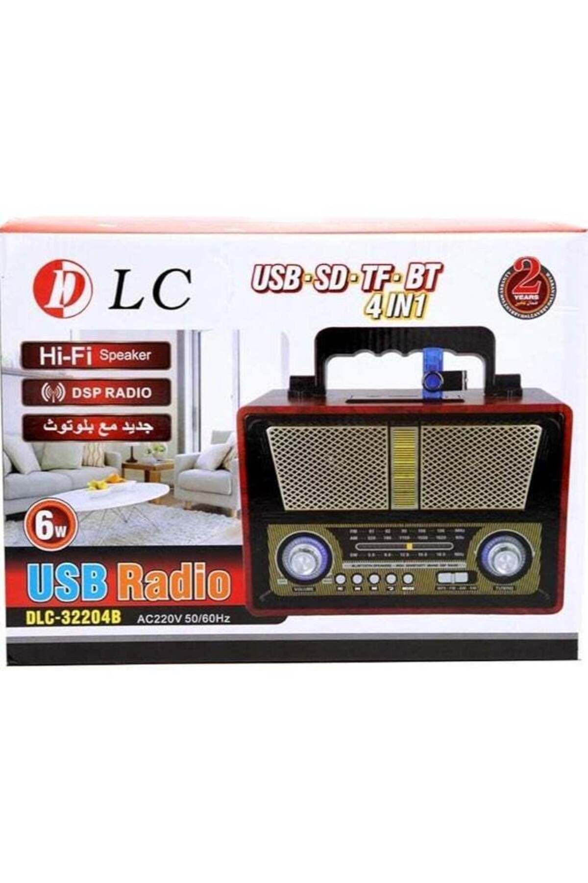 DLC-Original Classic Rechargeable Portable Wireless Bluetooth Speaker DLC-32204B 3