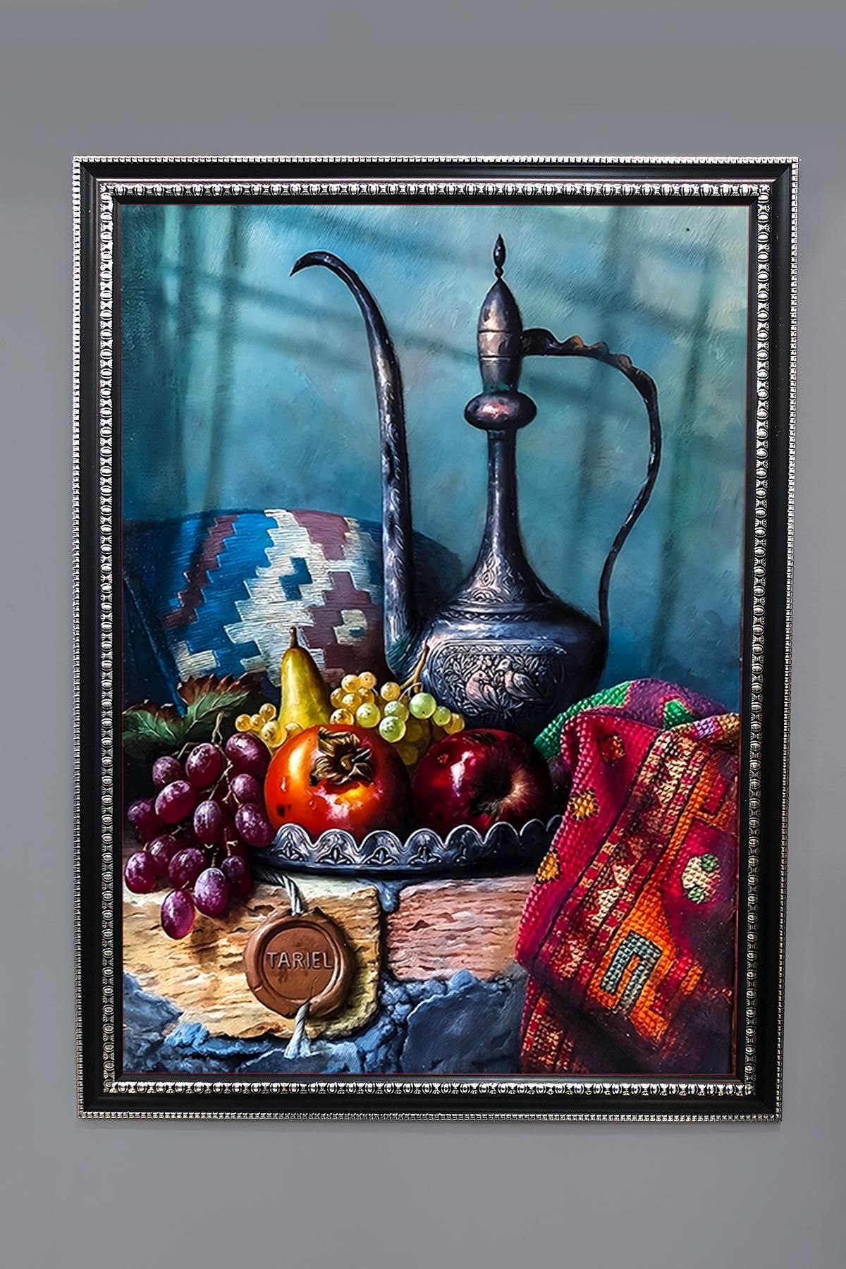 Doruklar Home Collection Natürmort Desenli Çerçeveli Duvar Tablosu 50x70cm NAT11