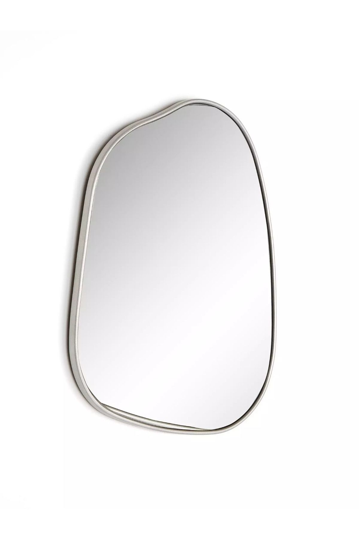 MKS Design 55x75 Asimetrik Salon Aynası / Düzensiz Duvar Dekoru Aynası / Estetik Dekor Ayna