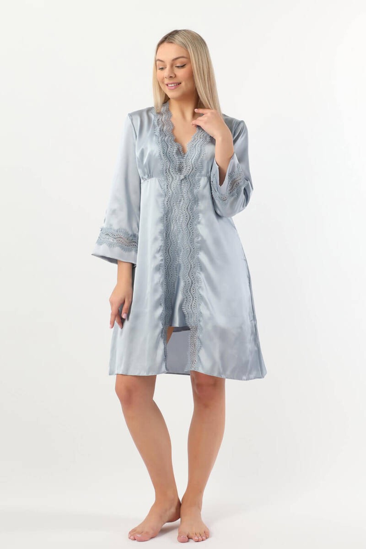 Pierre Cardin 6 Parça Saten Çeyiz Seti