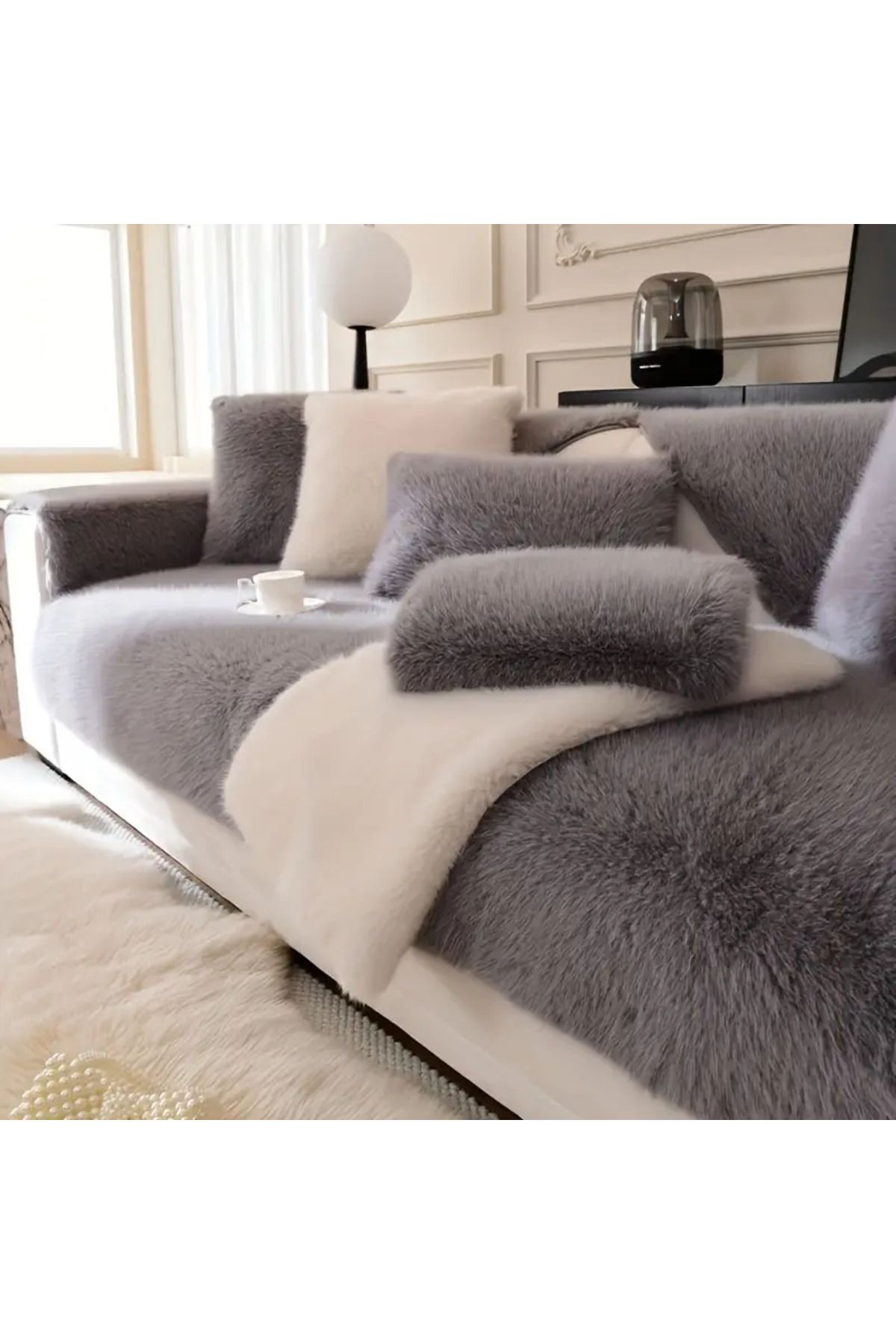 baladı home ev tekstil home collection kalın peluş koltuk örtüsü oturma alanı sadece kalite ve yumuşak ürün ölçüm 75 x 190 cm koltuk kılıf
