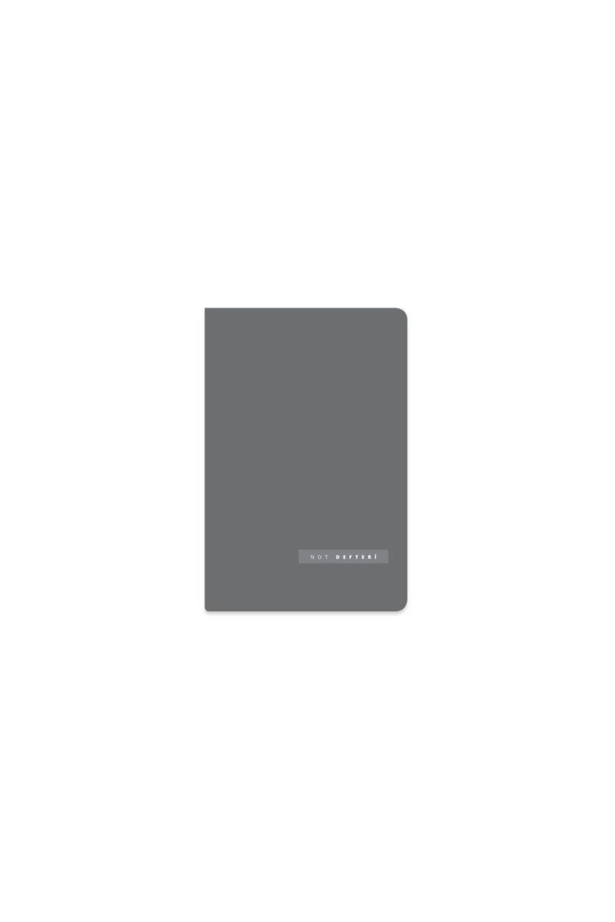 KESKİN COLOR Keskin 8*12 64 Yp.Çizgili Ciltli Cep Defteri - Gri