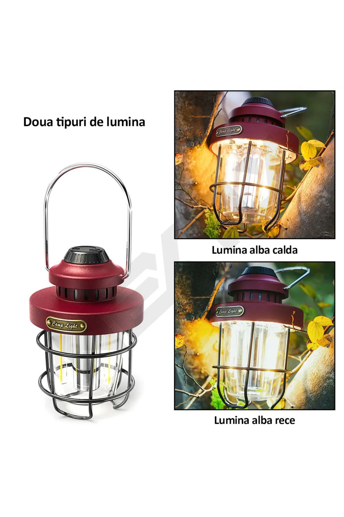 NEXTLY-Portable Lantern Lamp for Camping, Home or Yard, Rechargeable, Two Types 5