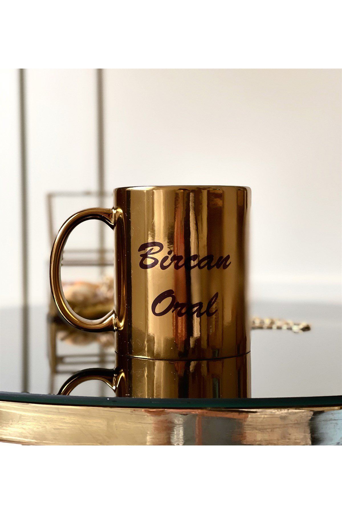 Gift Moda Kişiye Özel Gold Kupa