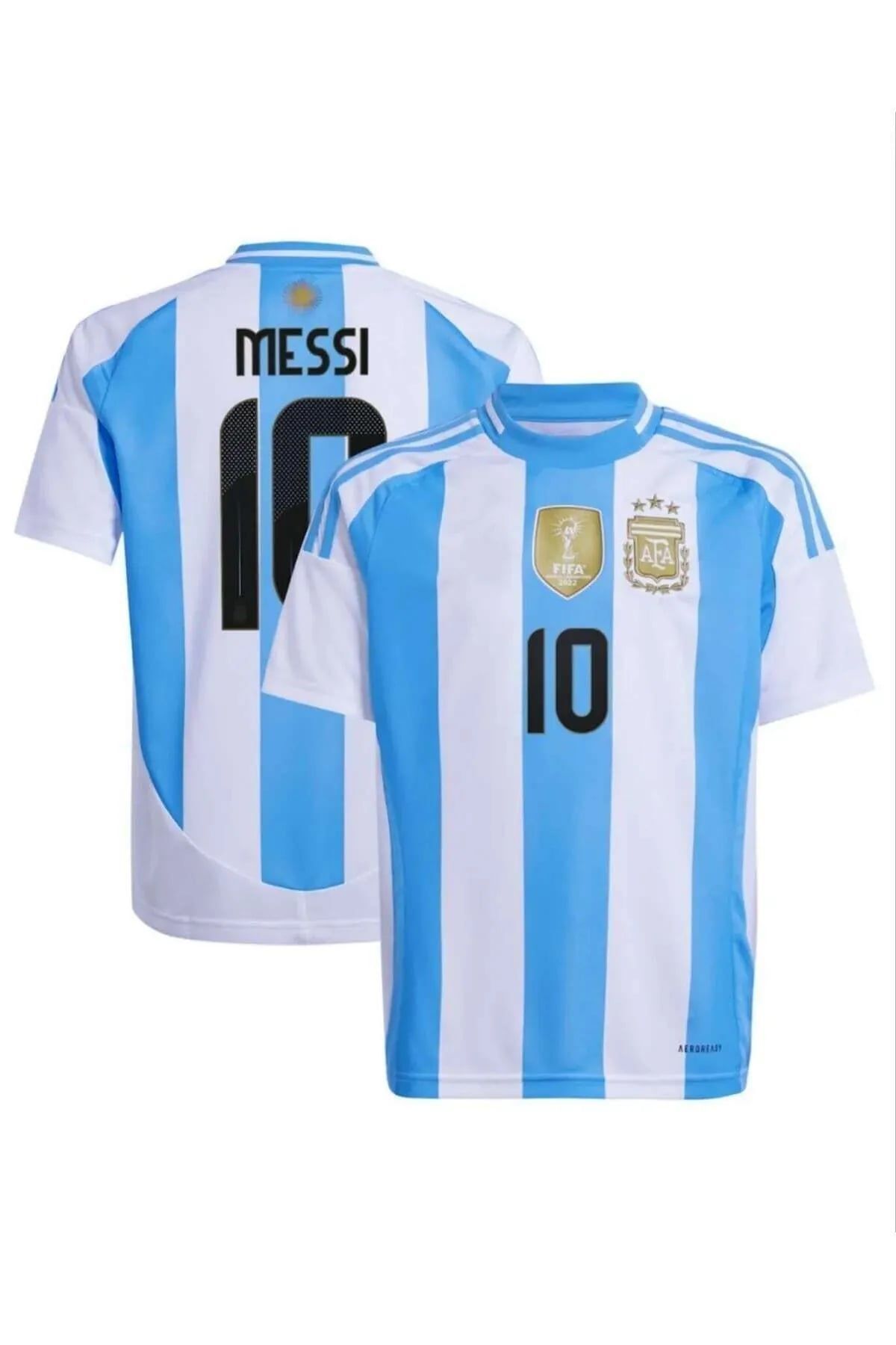 yenteks Arjantin Milli Takım Lionel Messi Mavi 3 Yıldız Yetişkin Forma