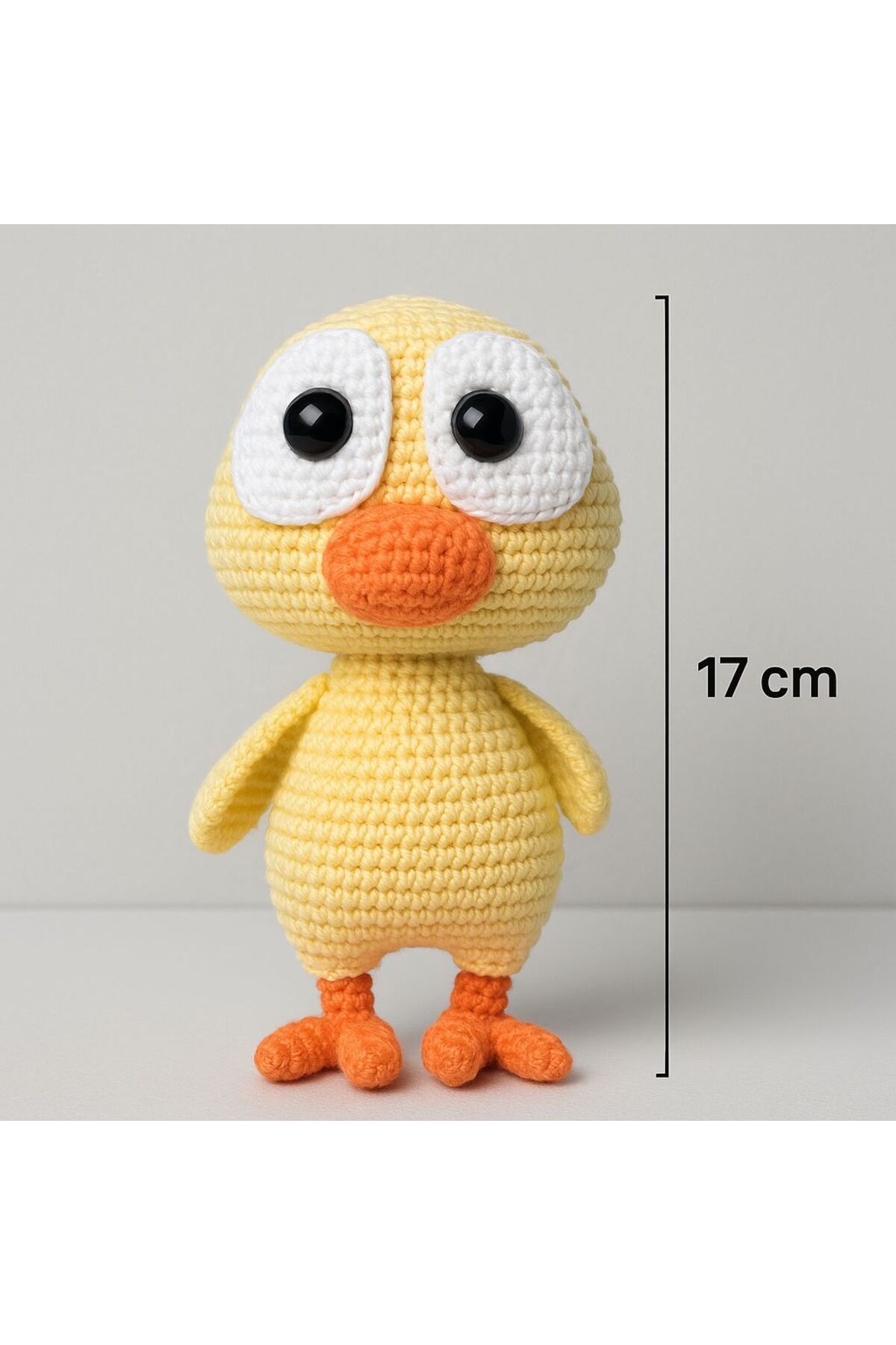 Jaju Baby Sarı Civciv 17 cm Amigurumi Özel EL emeği Uyku arkadaşı