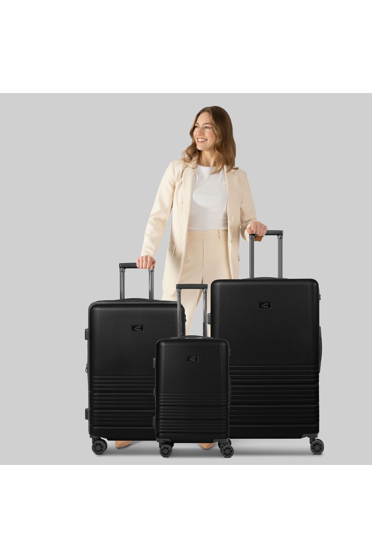 Camel Active-Hanoi 4 Wheels Suitcase Set 3-piece With Expansion Pleat 6