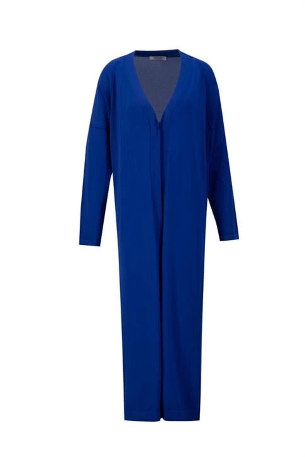 aradimtaradim Armine Basic Uzun Hırka 24KD2003 Saks