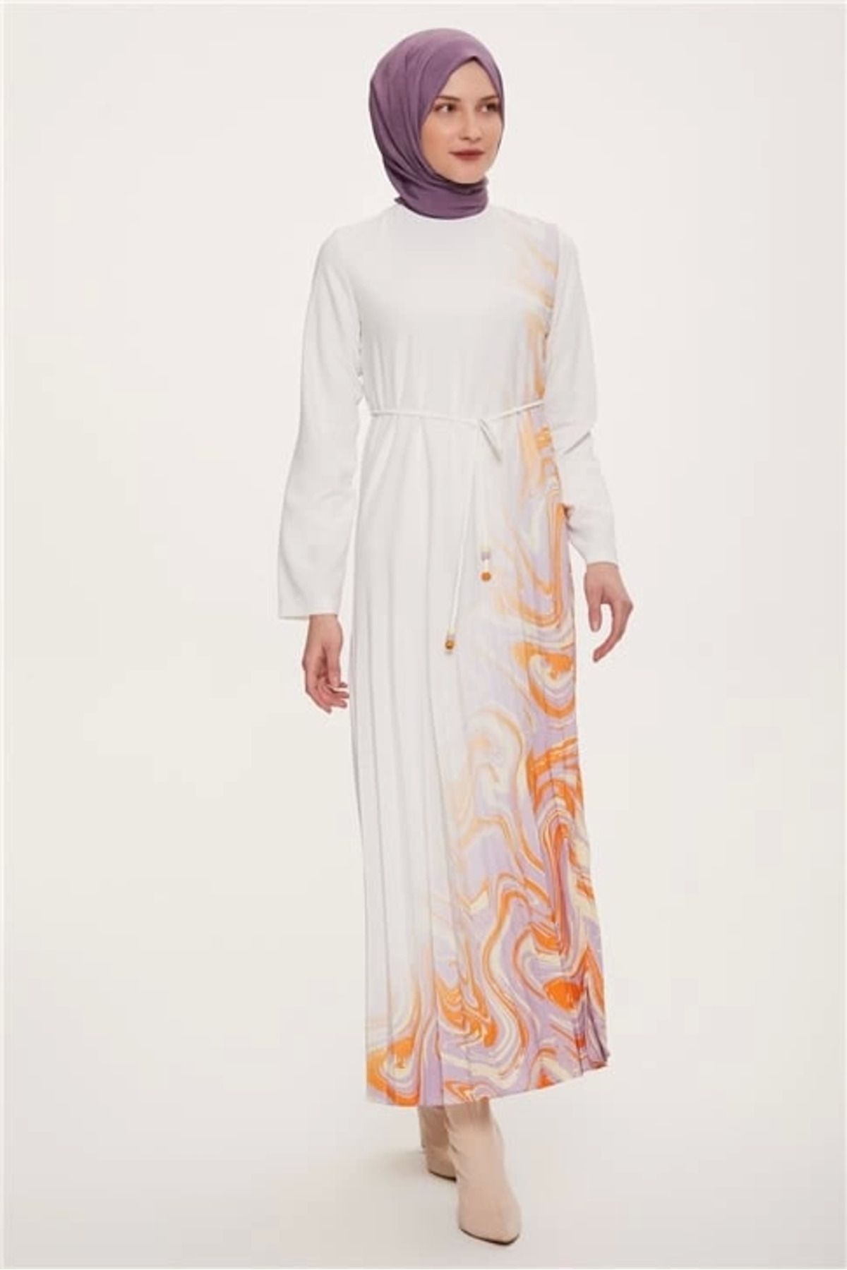 aradimtaradim Armine Elbise 22K9429 Ekru