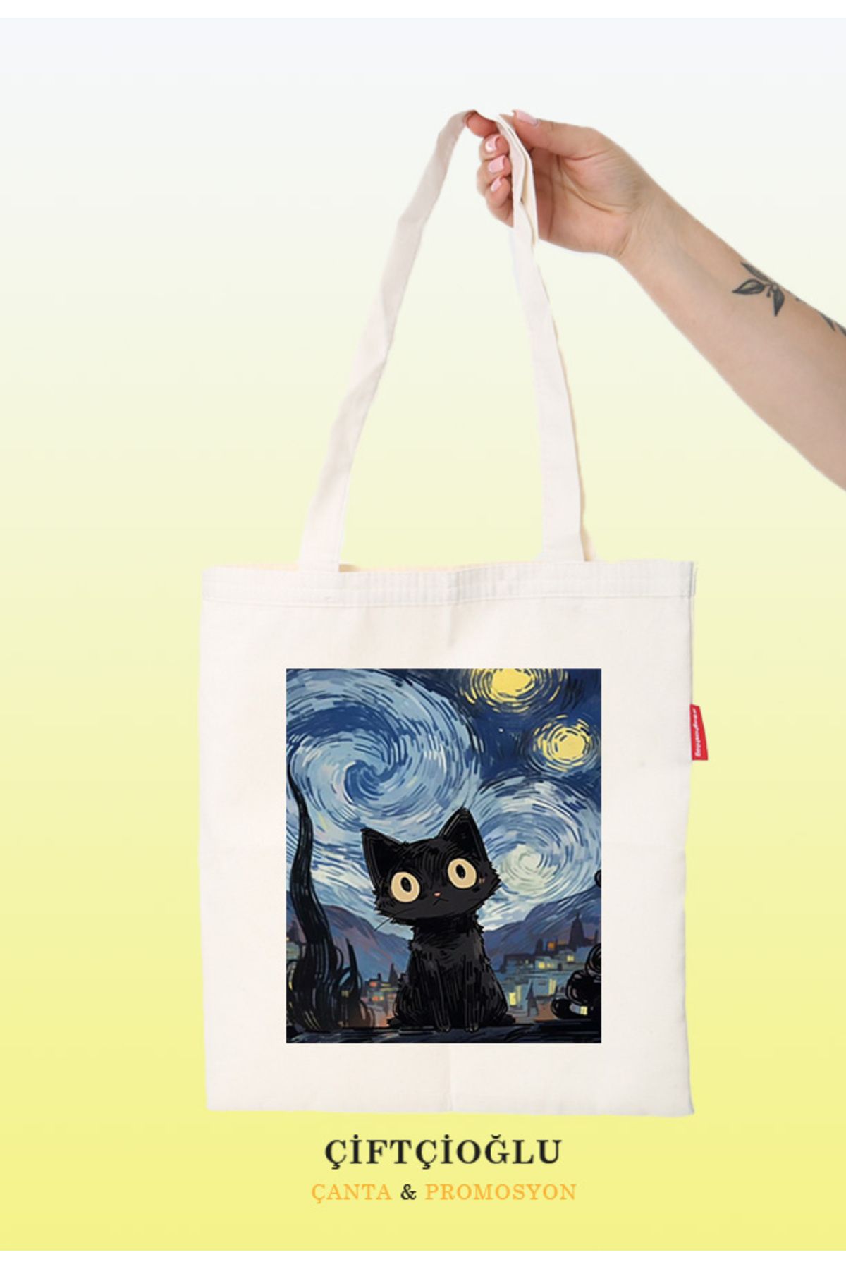 çiftçioğlu Kişiye Özel Baskılı 38x42 Bez Çanta Hediye