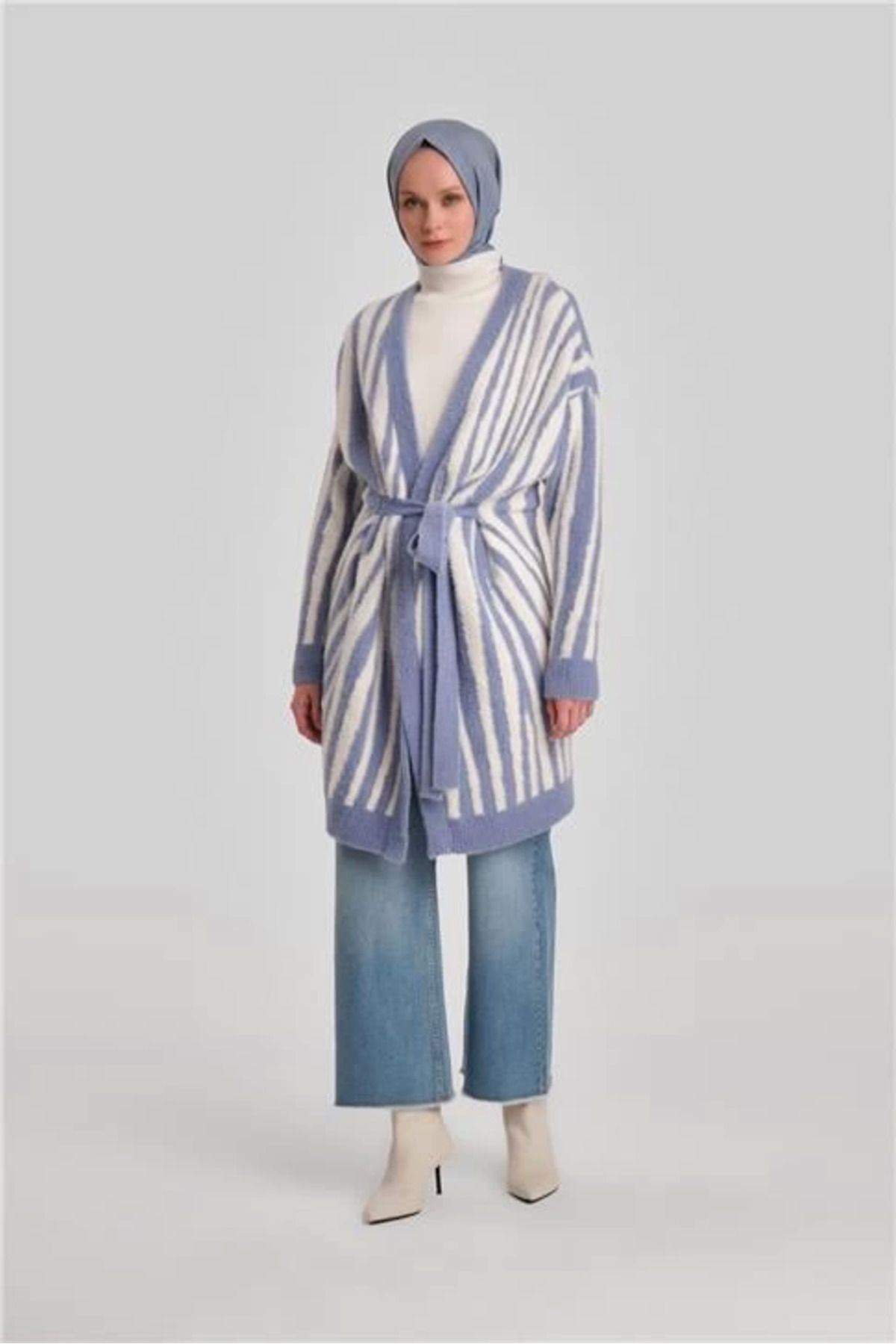 aradimtaradim Armine Hırka 23Kd2819 Mavi