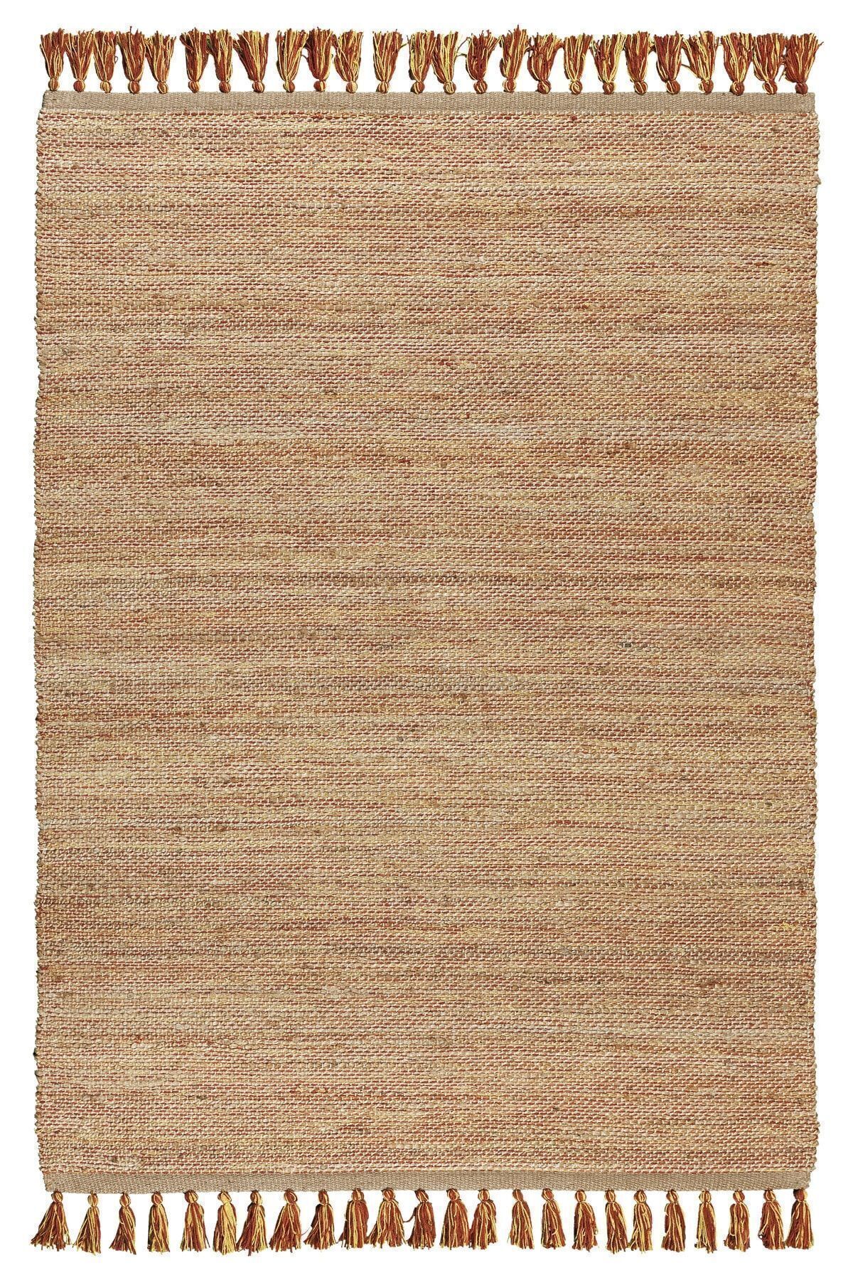 Cool Halı Pata Rustik Jüt Halı El Dokuma Natural Hasır Halı El Örgü Vintage Jüt Kilim