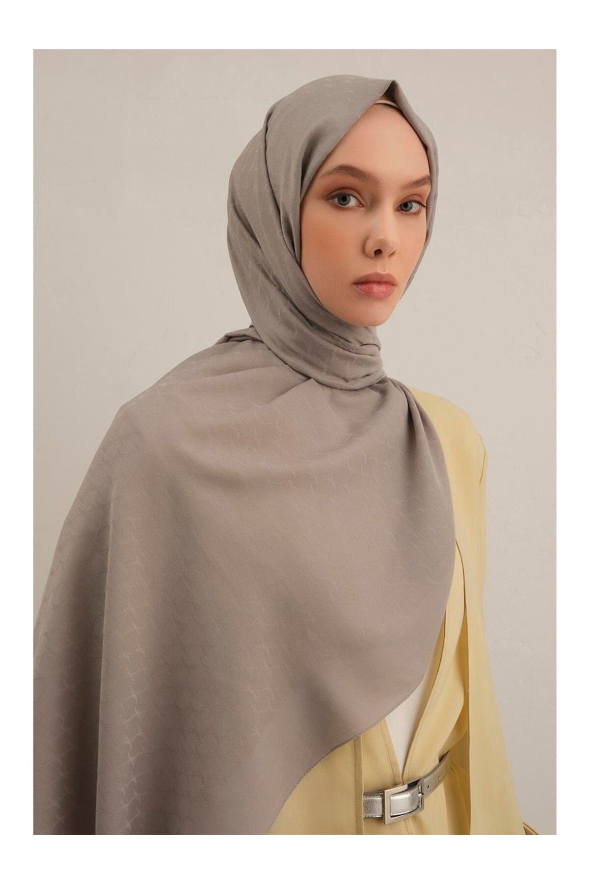 Armine Link Desen Bambu Cotton Şal