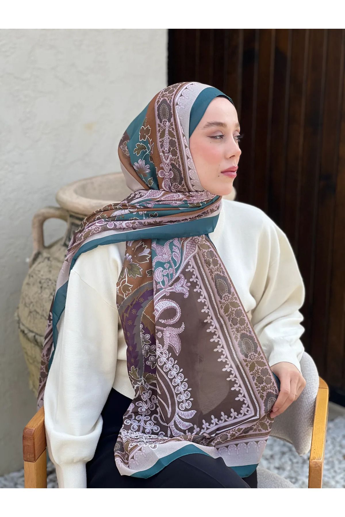 Özendir Meknes Desen Lina Şal