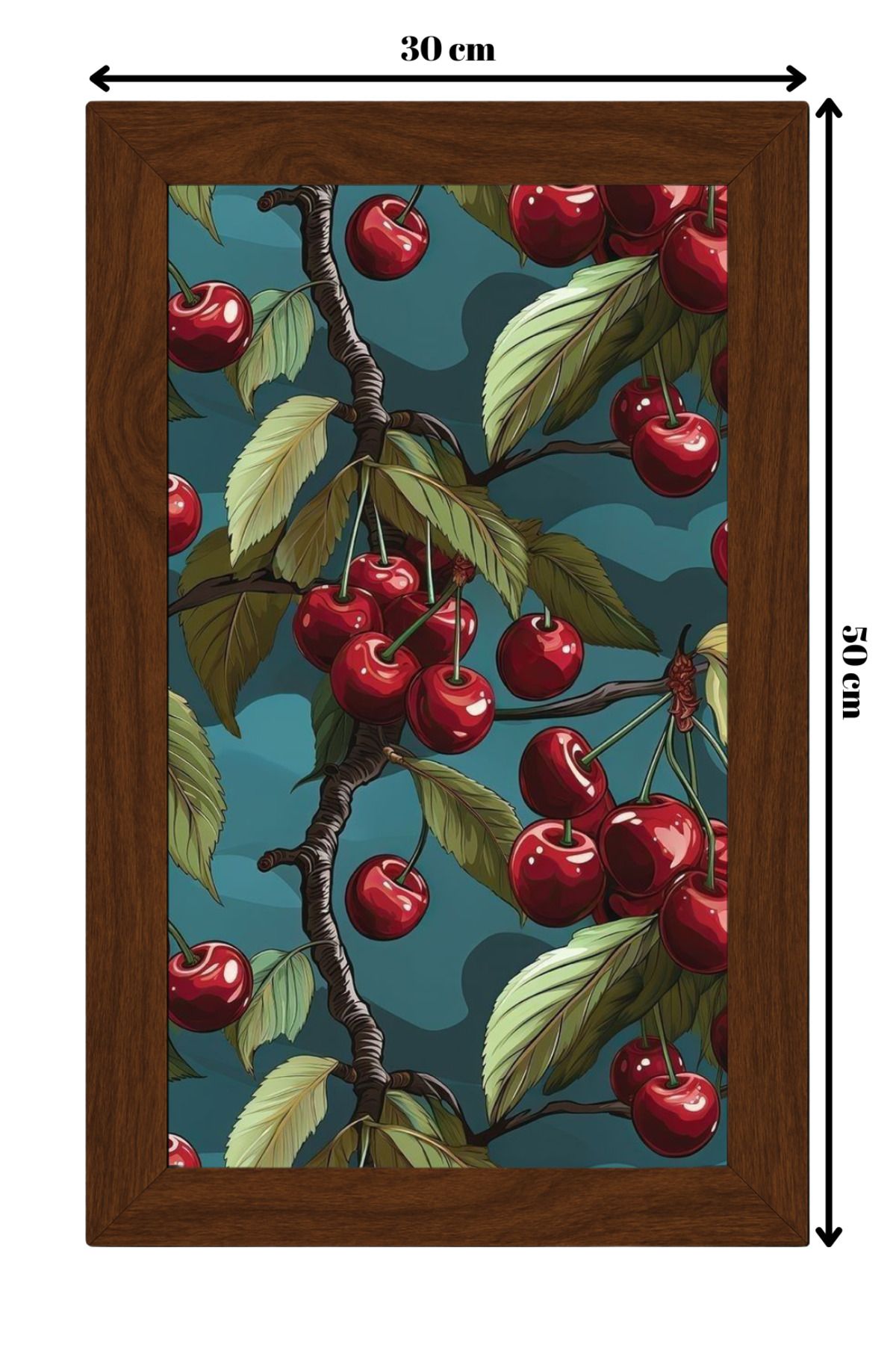 ColorCraft SERAMİK ÜZERİNE AHŞAP ÇERÇEVELİ 30x50cm TABLO NO:52