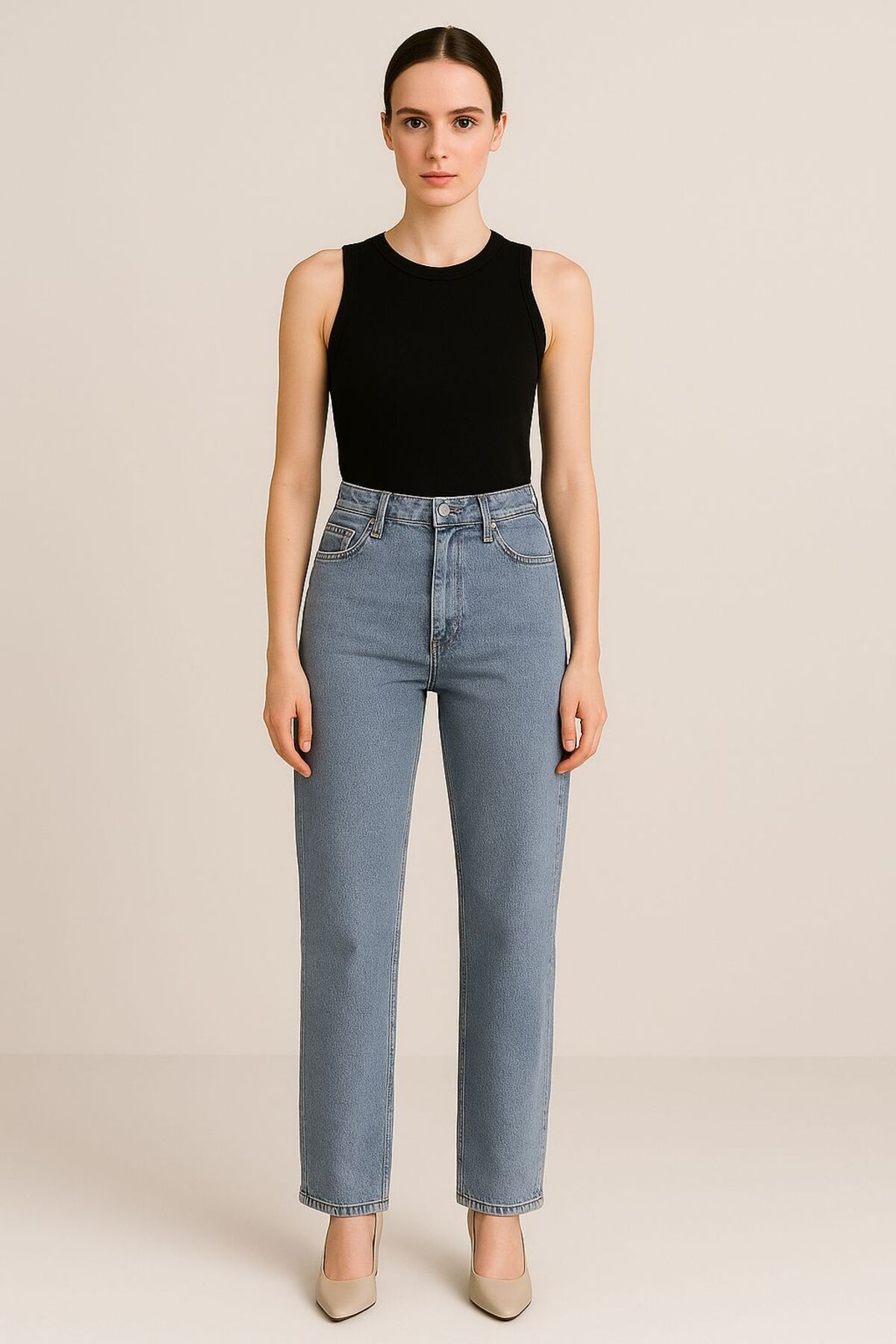 ELONİ JEANS - %100 PAMUK KOT PANTALON