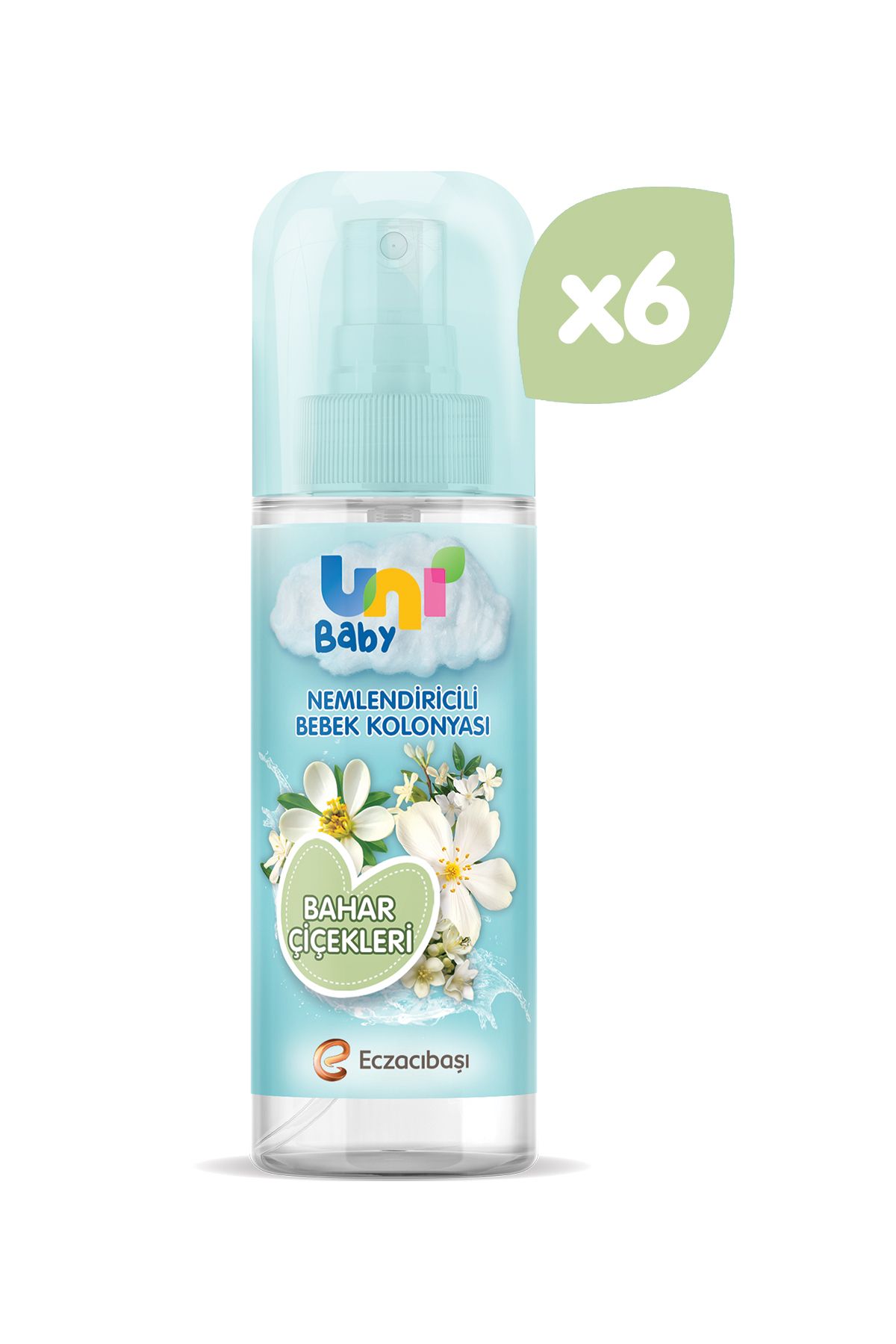 Uni Baby Bebek Kolonyası Bahar Çiçekleri 6'lı 900 ml