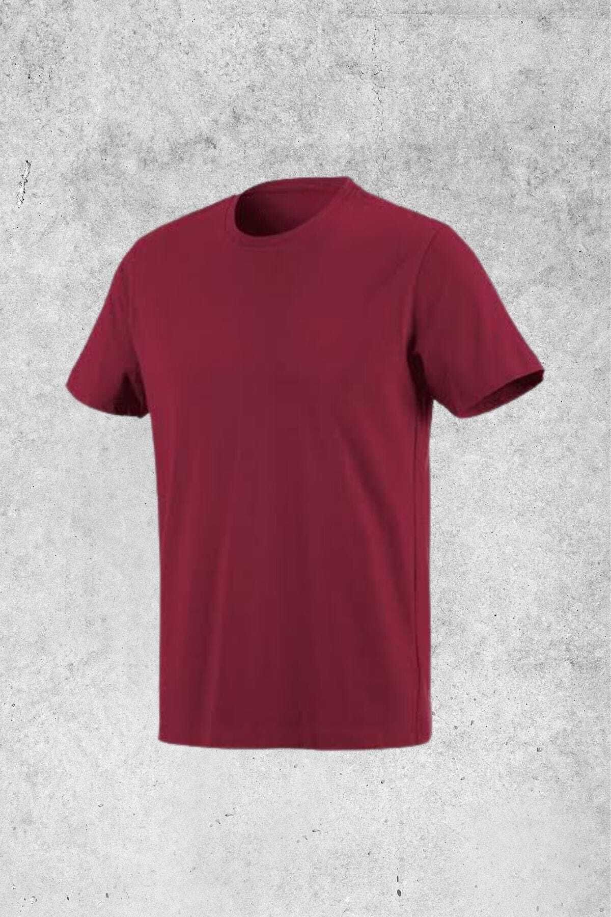 MOLICO Basic Unisex Sıfır Yaka kısa kollu Tshirt