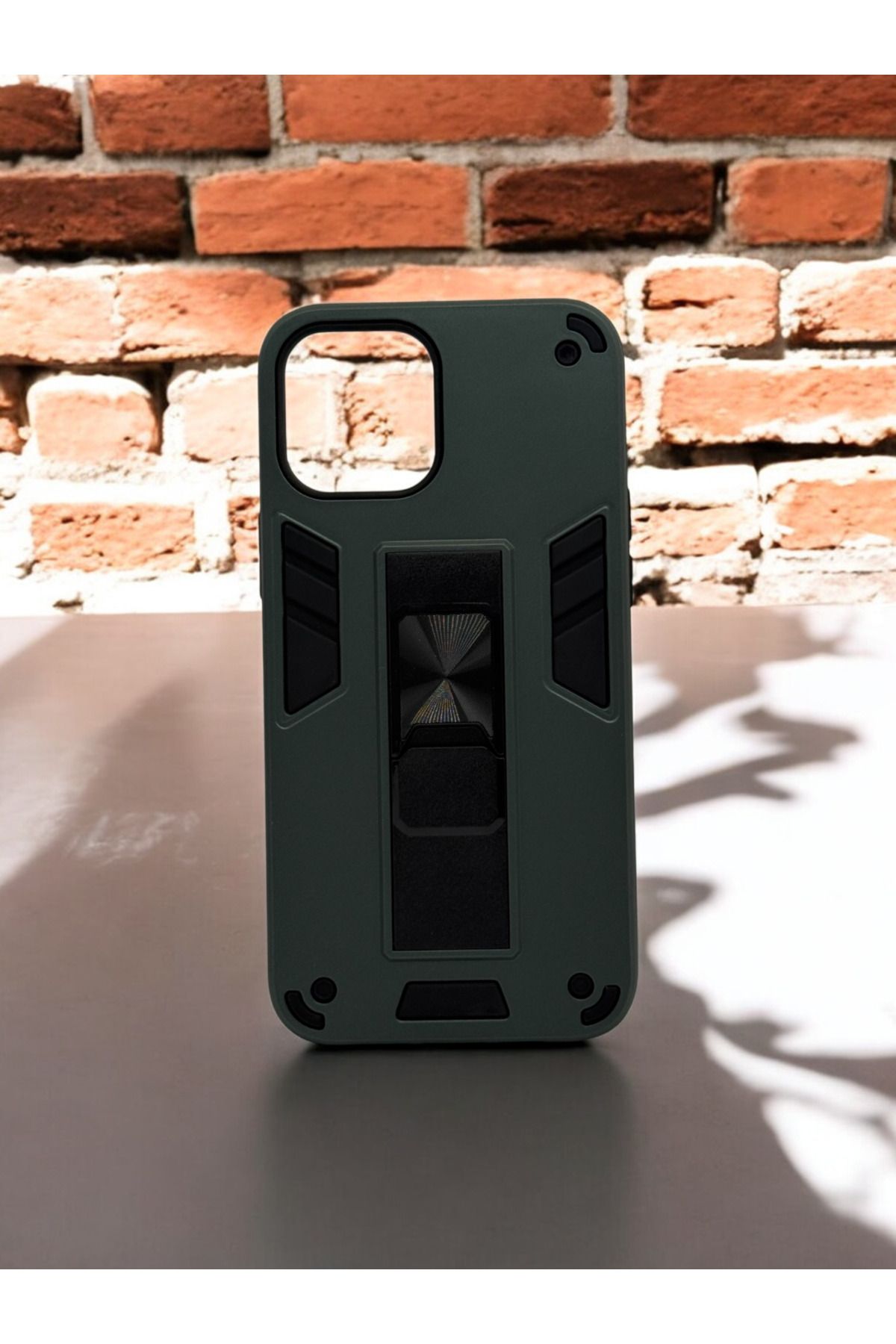 DUBİGOLD İPHONE 12 PRO MAX UYUMLU METAL YÜZÜKLÜ MIKNATISLI ZIRHLI TANK KILIF
