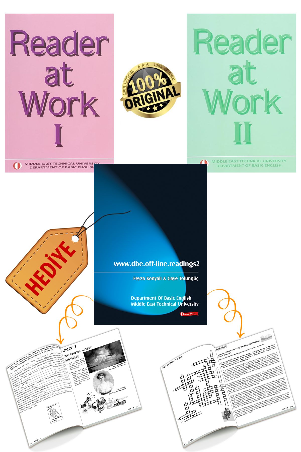 ODTÜ Yayıncılık-Reader At Work 1 - 2 / 2 Book Set 1