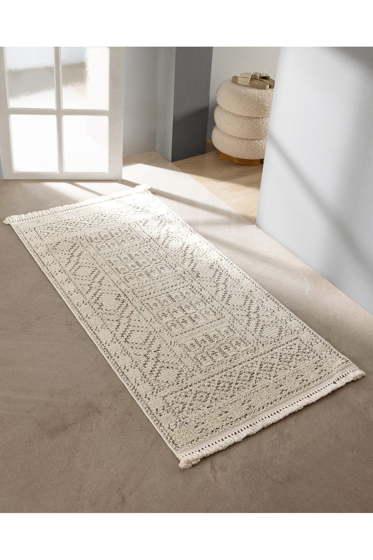 Madame Coco Foıson Halı - Krem - 80x150 cm