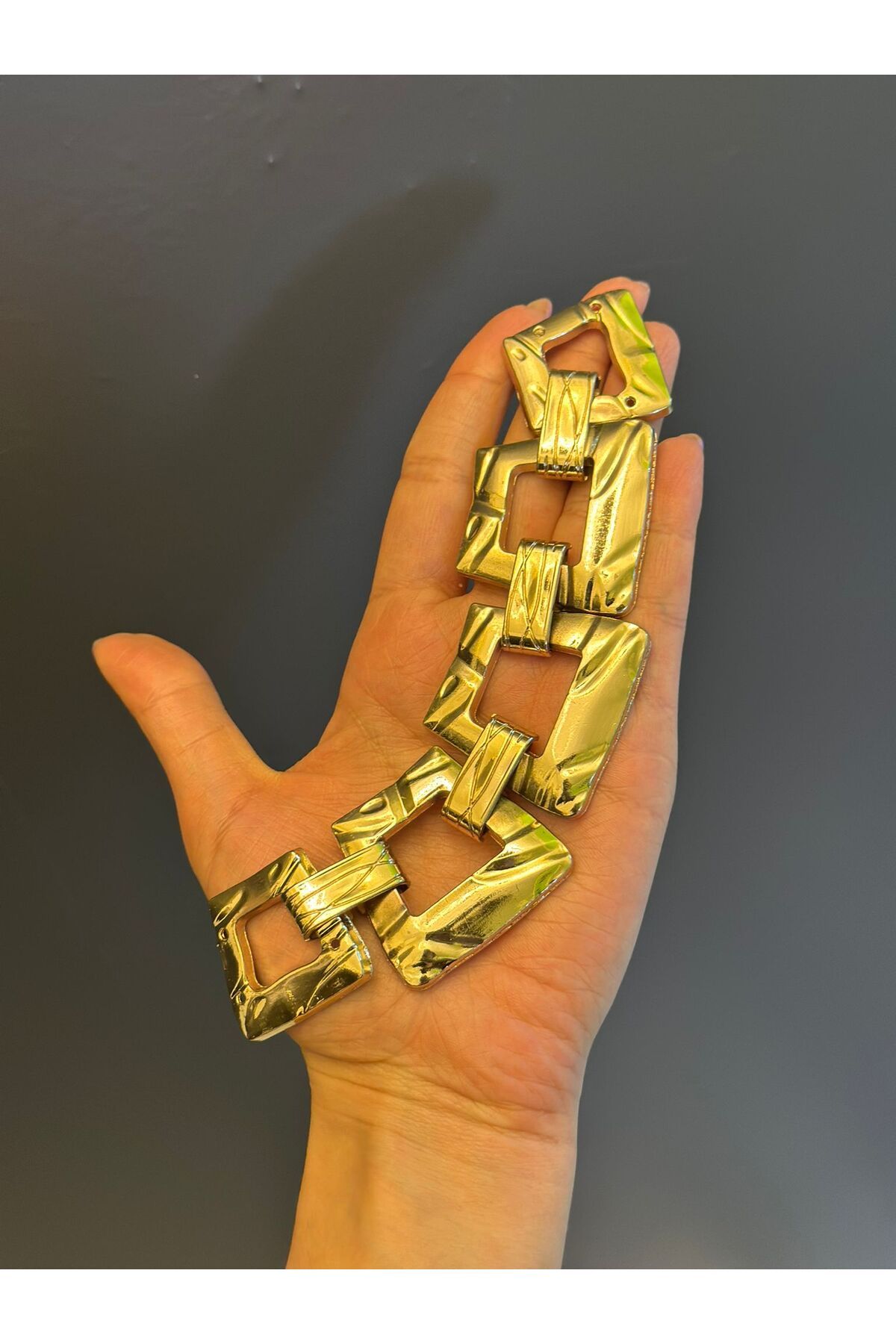 Gönülden Tasarım ALTIN SARISI TASARIM GİYİM ÇANTA DİKİŞ AKSESUARI 19X5 CM