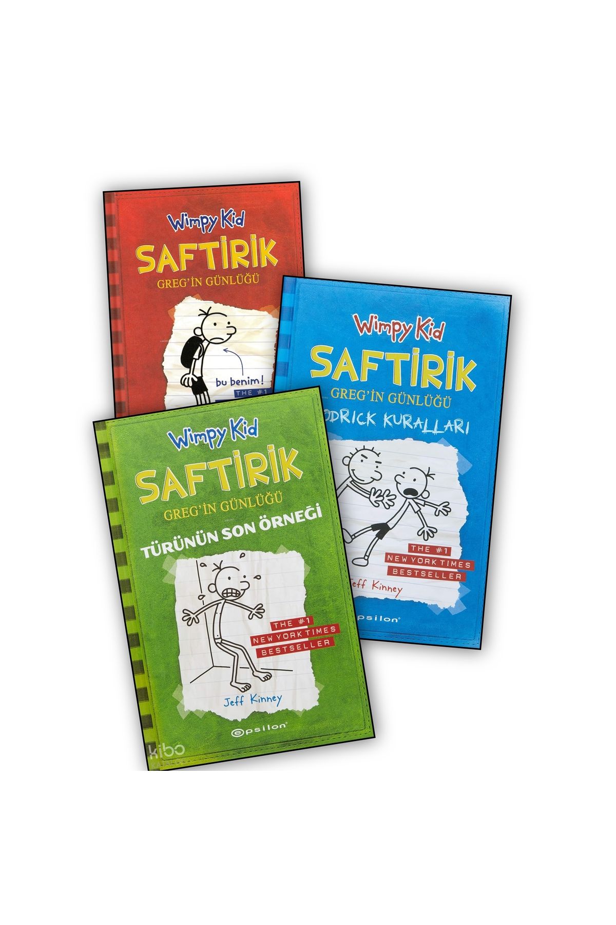 Epsilon Yayınevi Saftirik Greg'in Günlüğü Bu Benim Günlüğüm - Rodrick Kuralları - Türünün Son Örneği 1-2-3. Ciltler