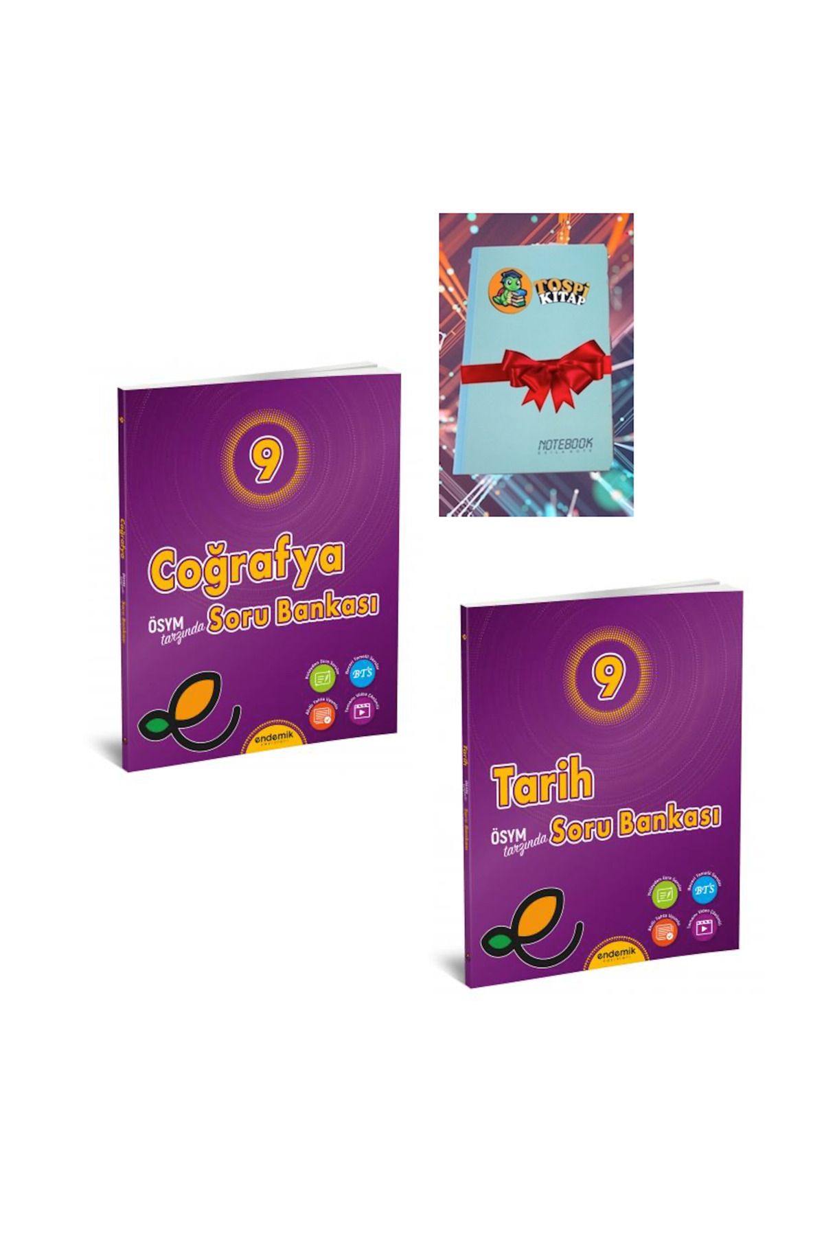 Karma Kitaplar 9.Sınıf COĞRAFYA + TARİH Soru Bankası- Yeni (DEFTER HEDİYELİ)