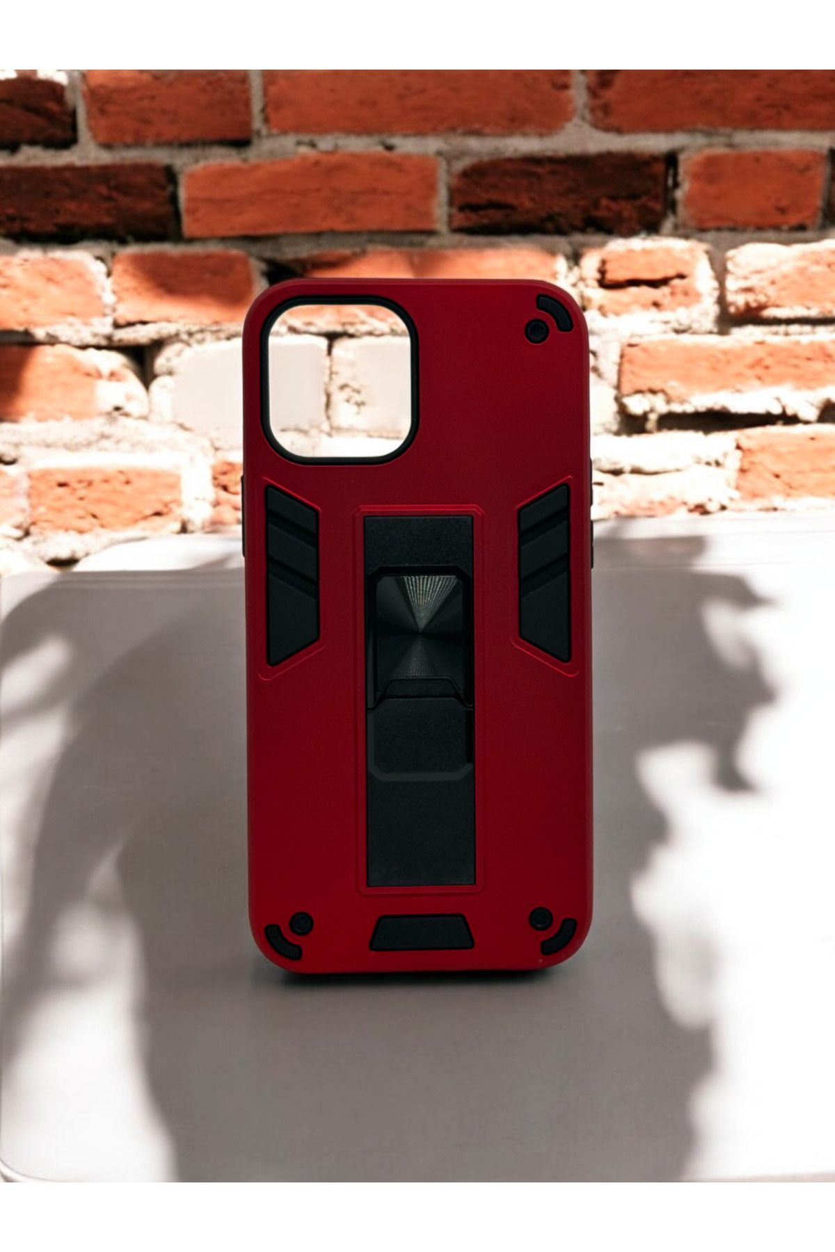 DUBİGOLD İPHONE 12 PRO MAX UYUMLU METAL YÜZÜKLÜ MIKNATISLI ZIRHLI TANK KILIF