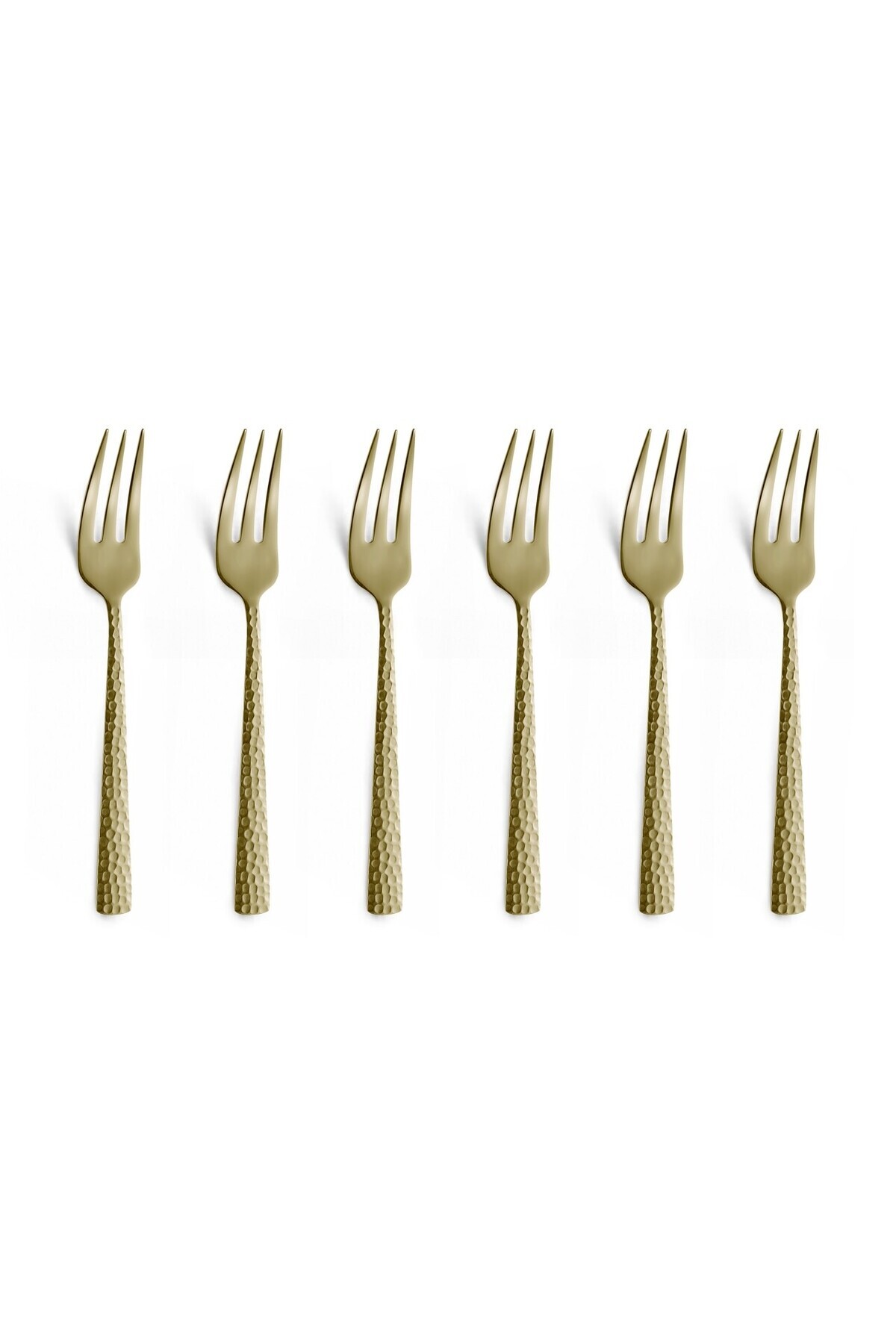 Amefa-Set of 6 dessert forks, Amefa, Felicity, stainless steel, champagne 1