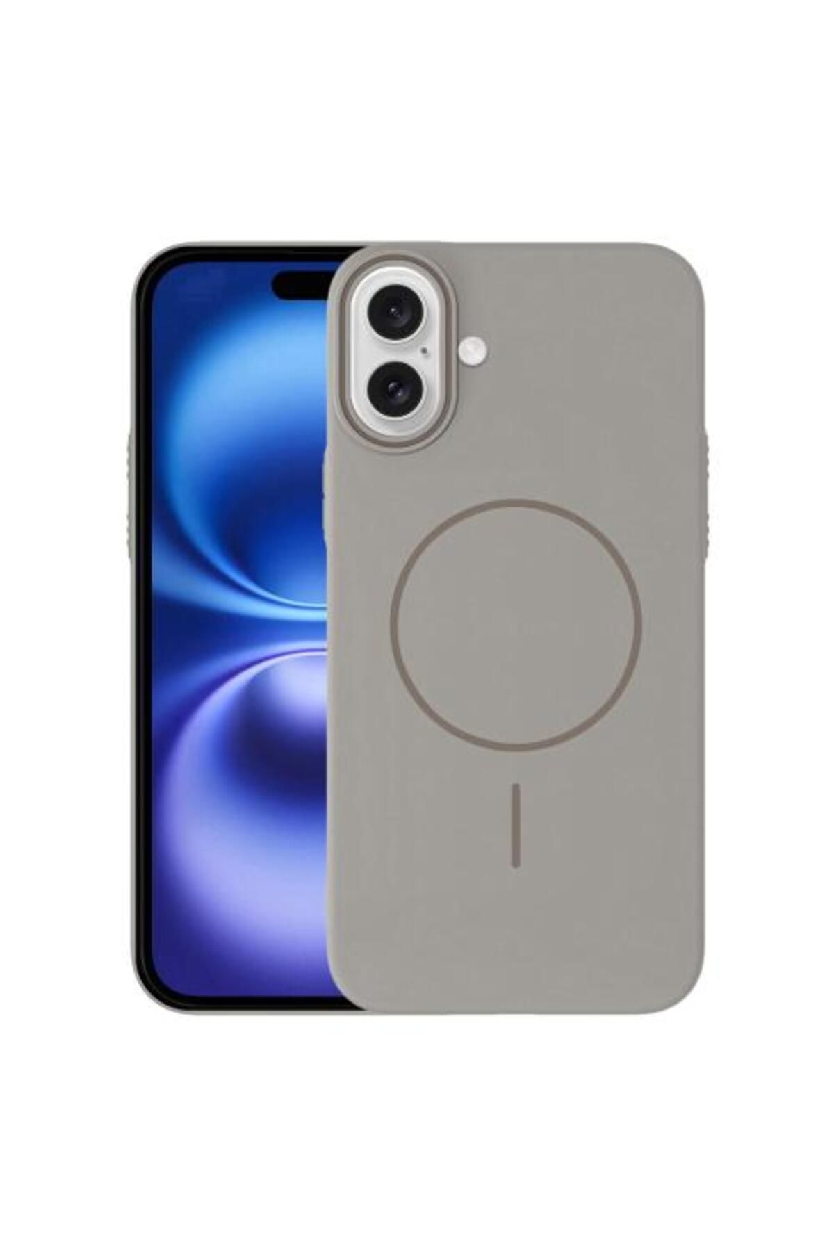 Teleplus iPhone 16 Plus Kılıf Manyetik Şarj Özellikli IC GLS Lansman Leke Tutmaz Kapak