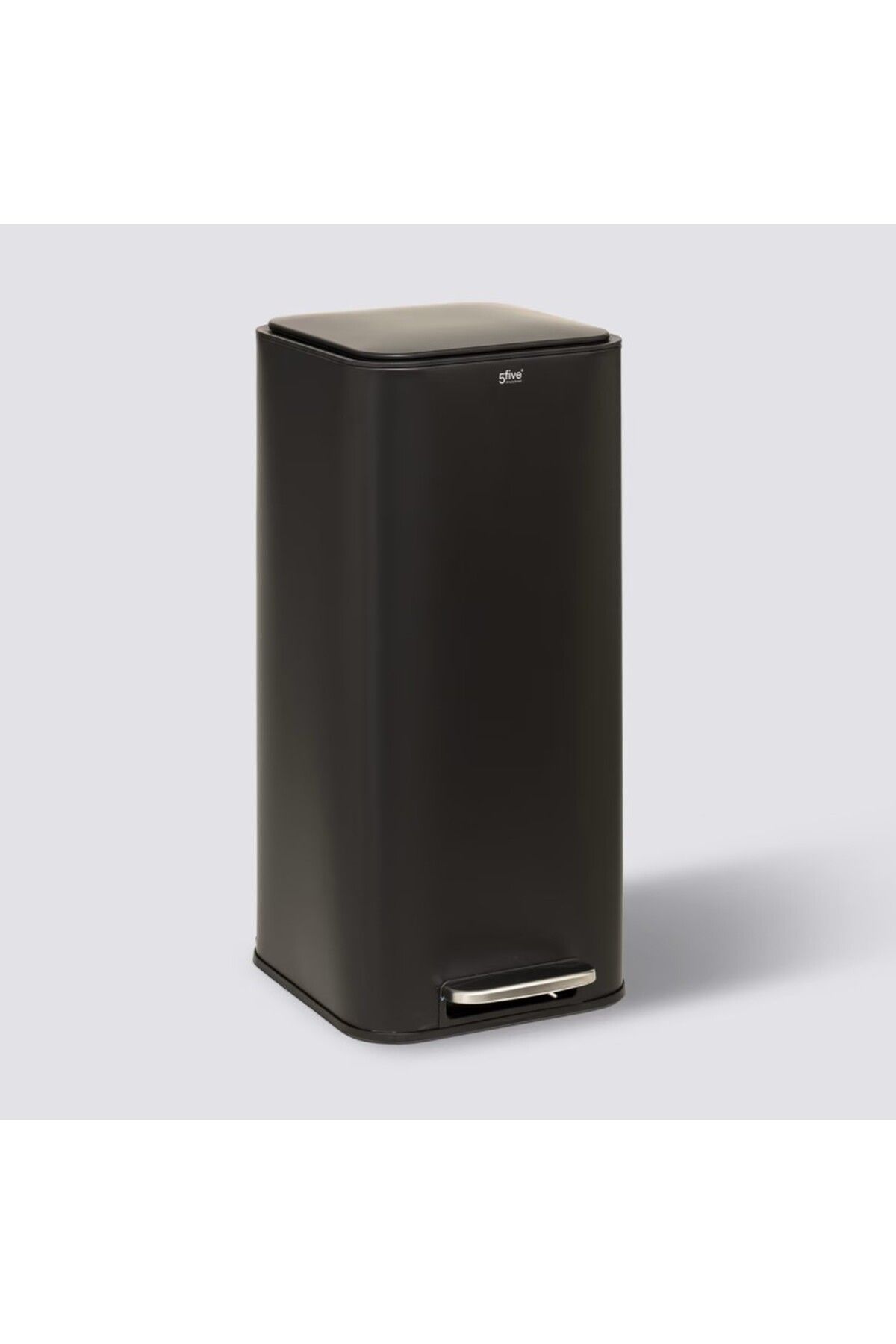 5FiveSmart DELTA 30 LT.ÇÖP KUTUSU/KARE-SİYAH